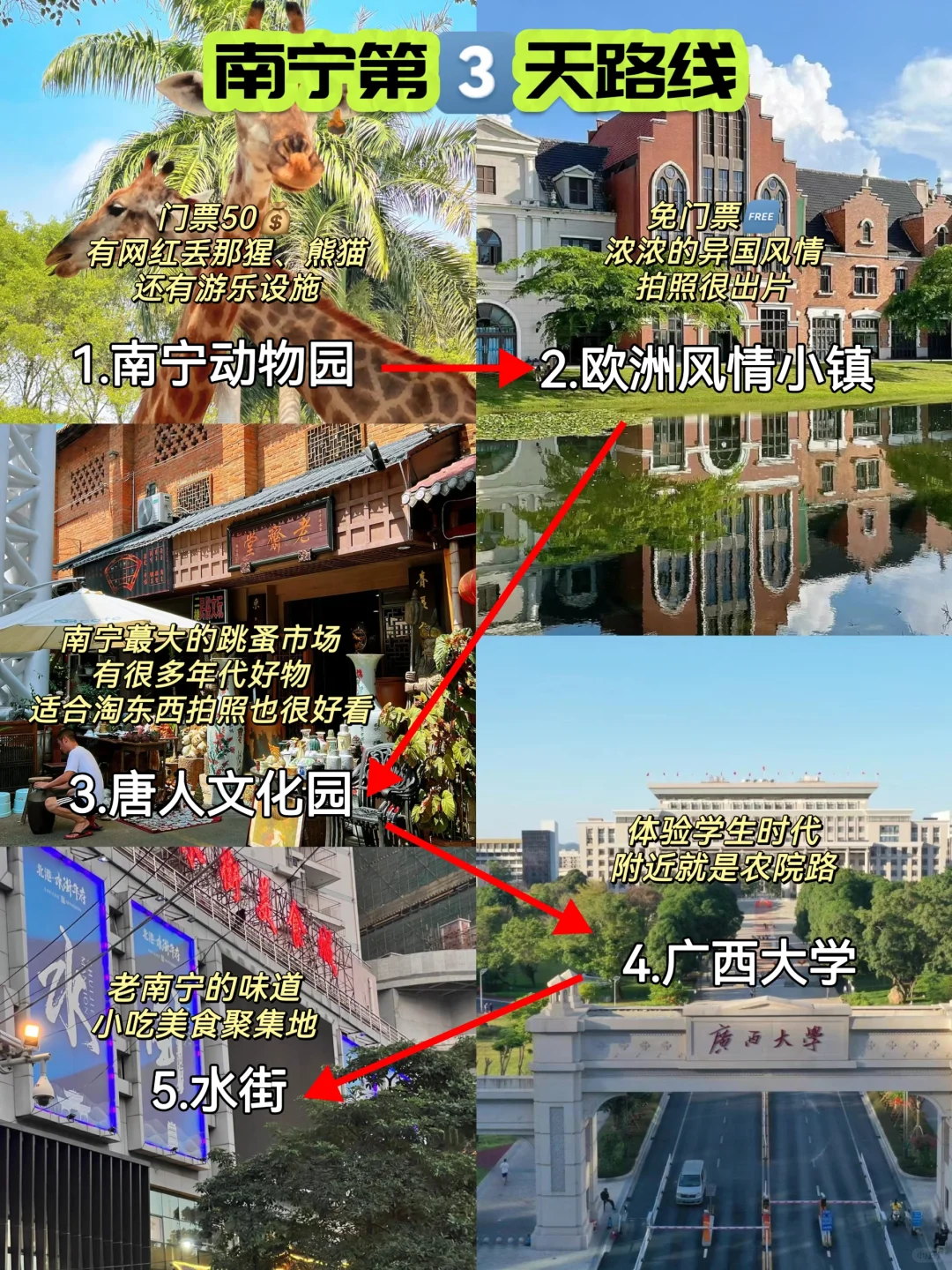 南宁旅游z清晰路书|连夜写的攻略！①定要看