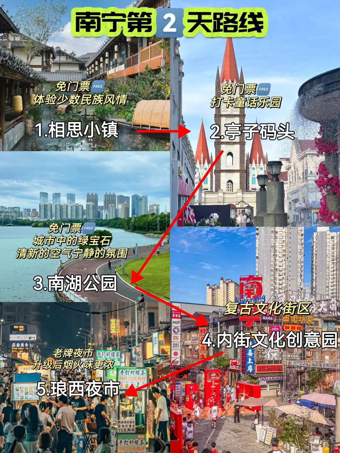 南宁旅游z清晰路书|连夜写的攻略！①定要看