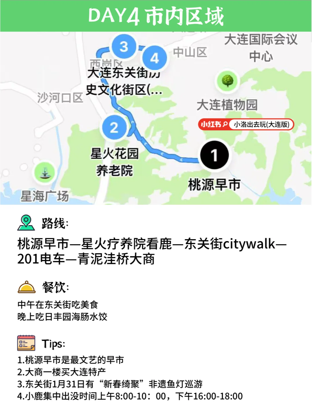 大连冬季旅游4-6日保姆级攻略｜春节去大连