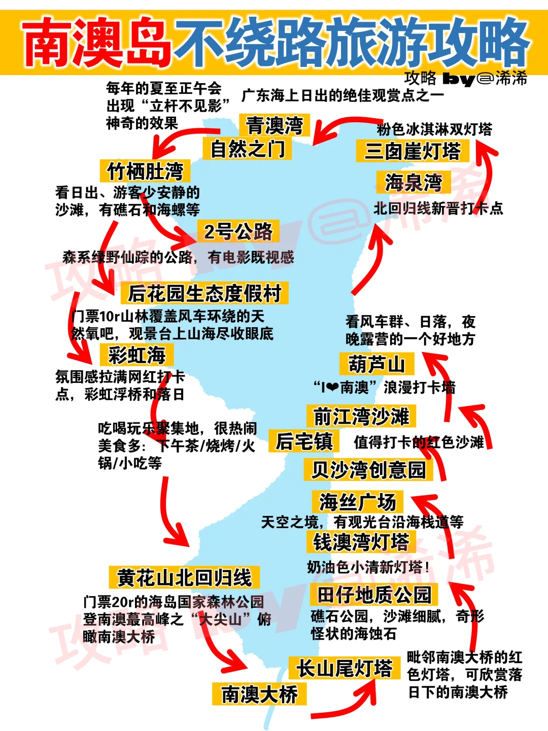南澳旅游攻略 | 不绕路两日游行程安排😊