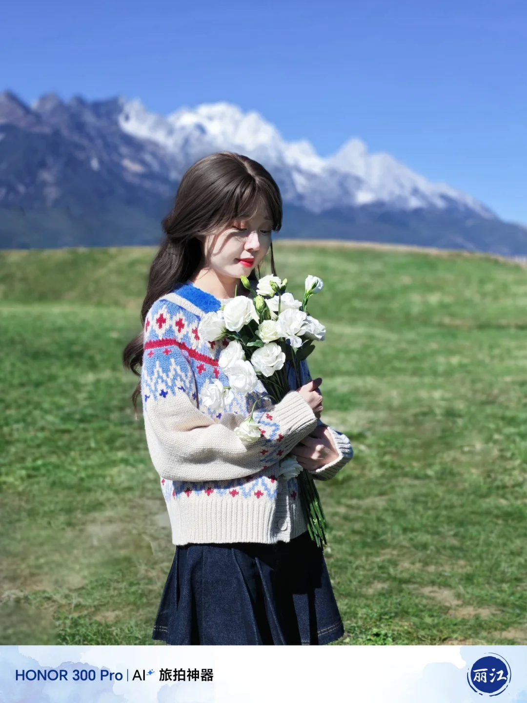 冬日旅行电影感拍照 | 与雪山合影的瞬间