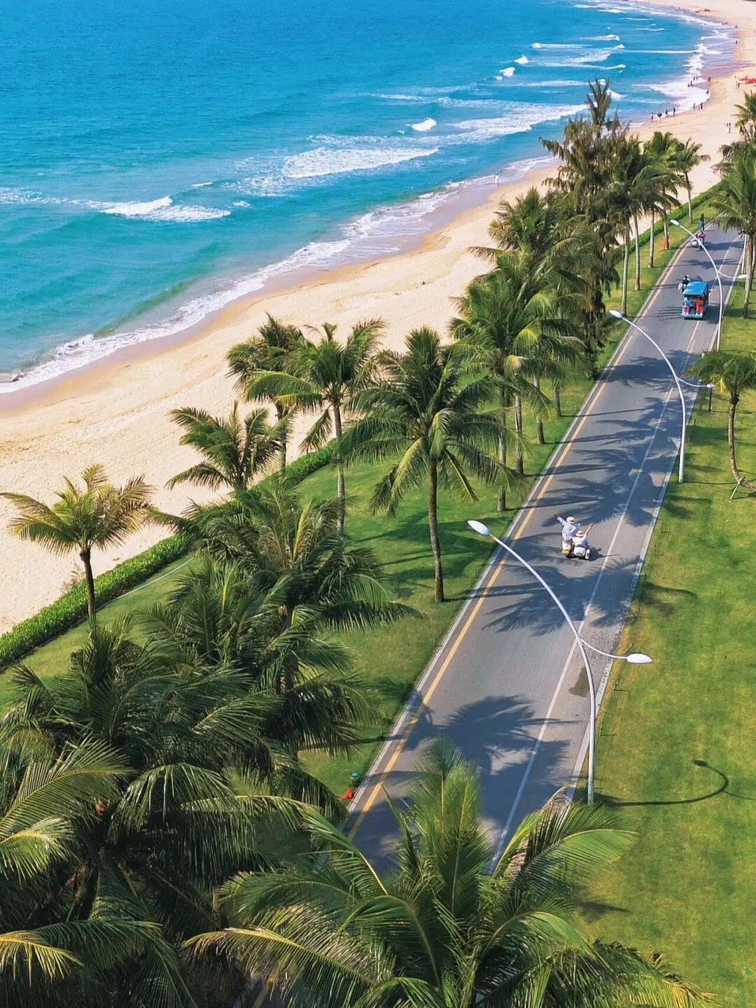 三亚风情， 海洋的诗，沙滩的话