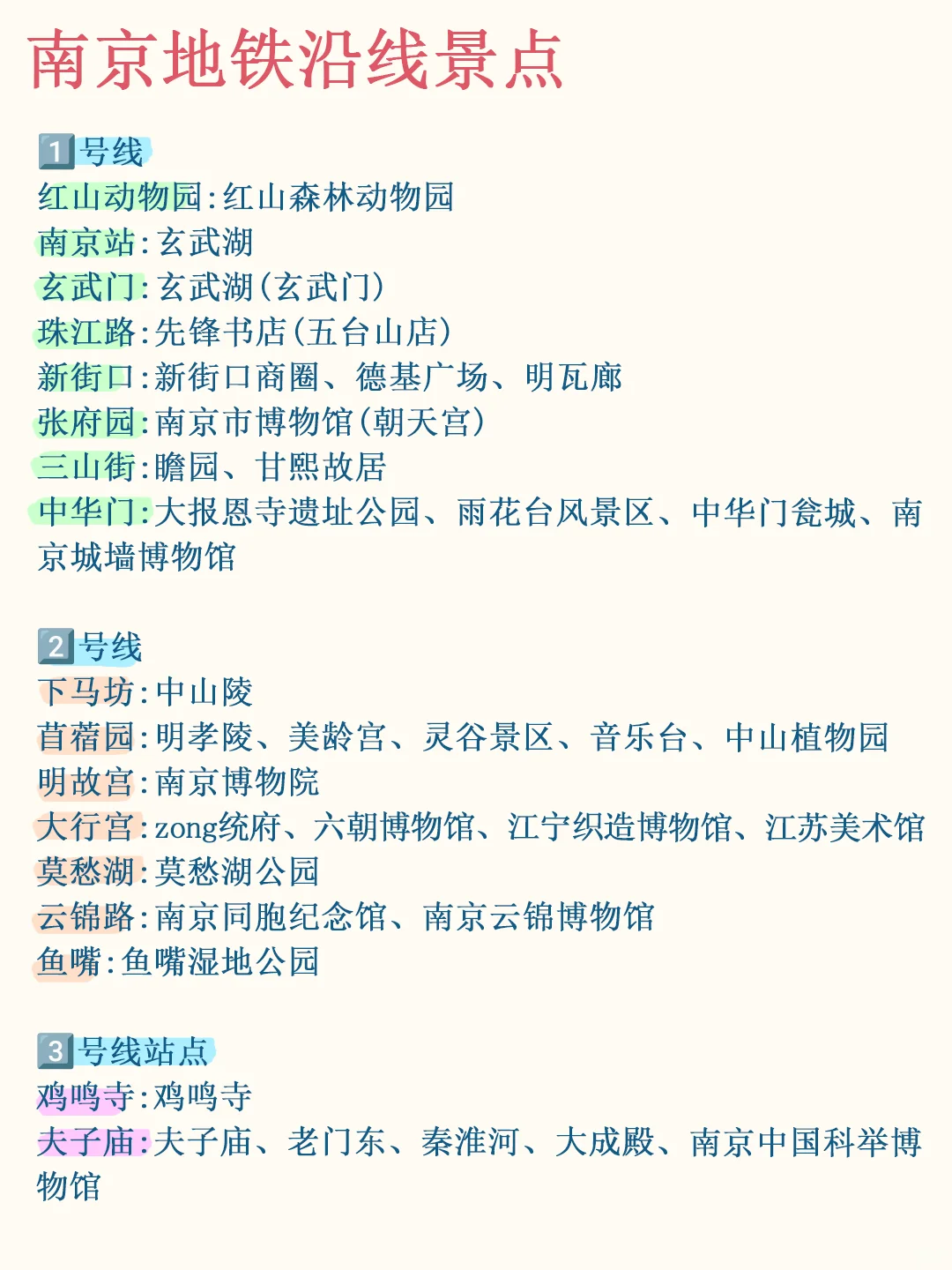 听我的 !没做攻略先别去南京。。。