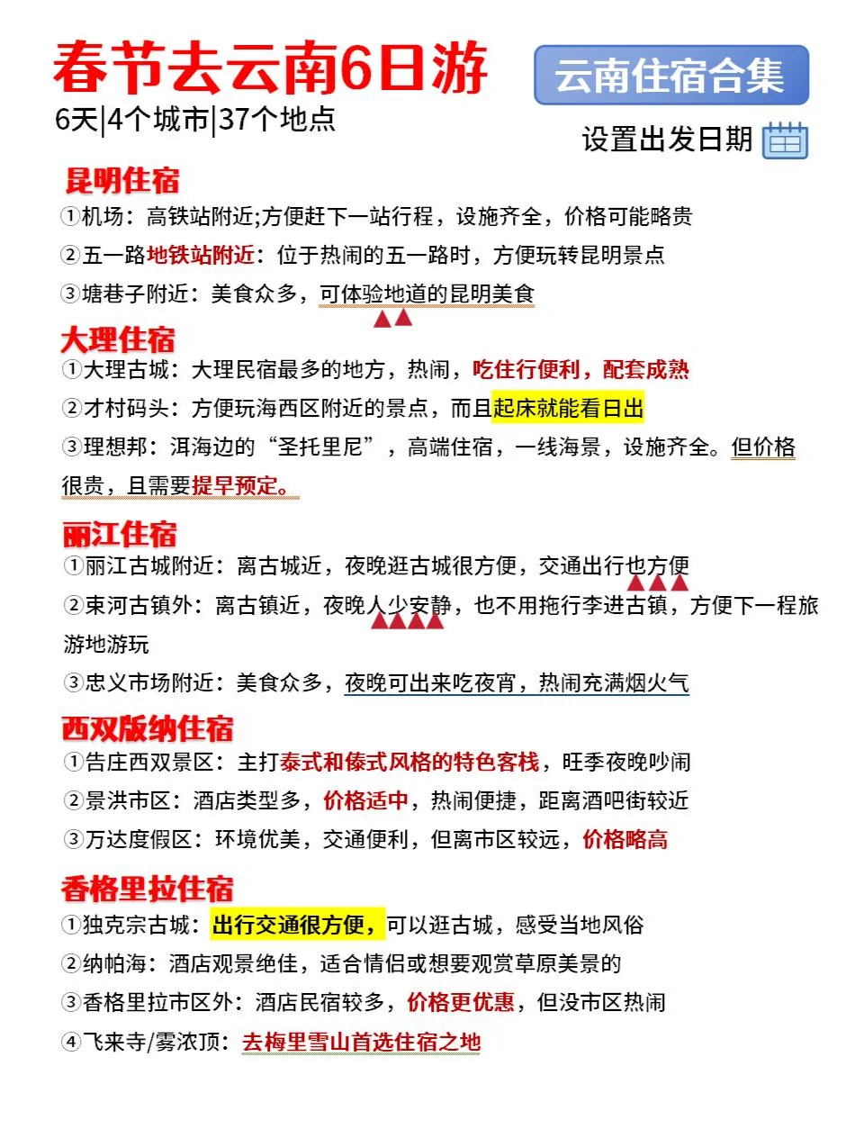 反向旅行✅春节去云南就这样玩‼️超全攻略