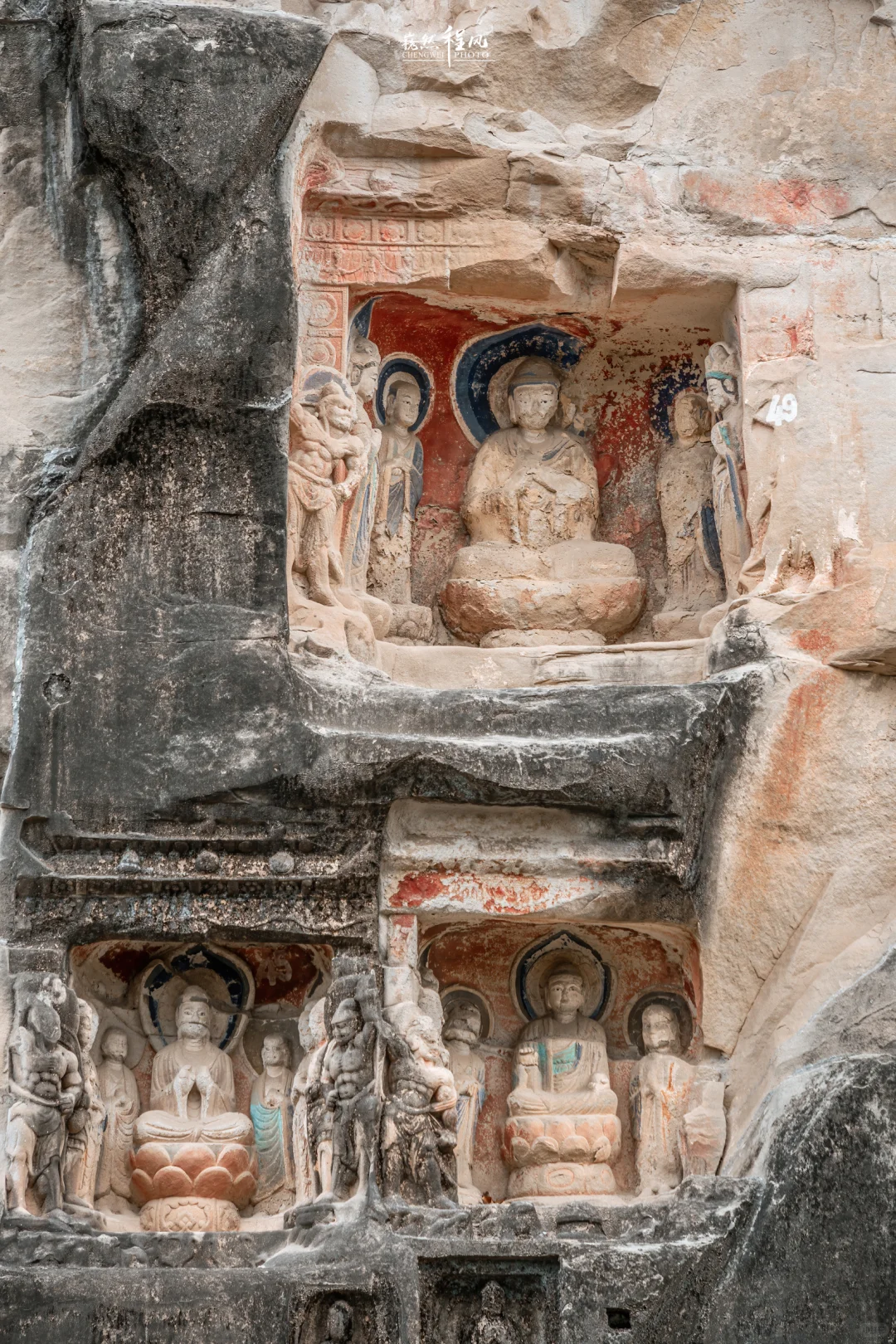 四川能保存如此好的盛唐彩雕石窟，很难得！