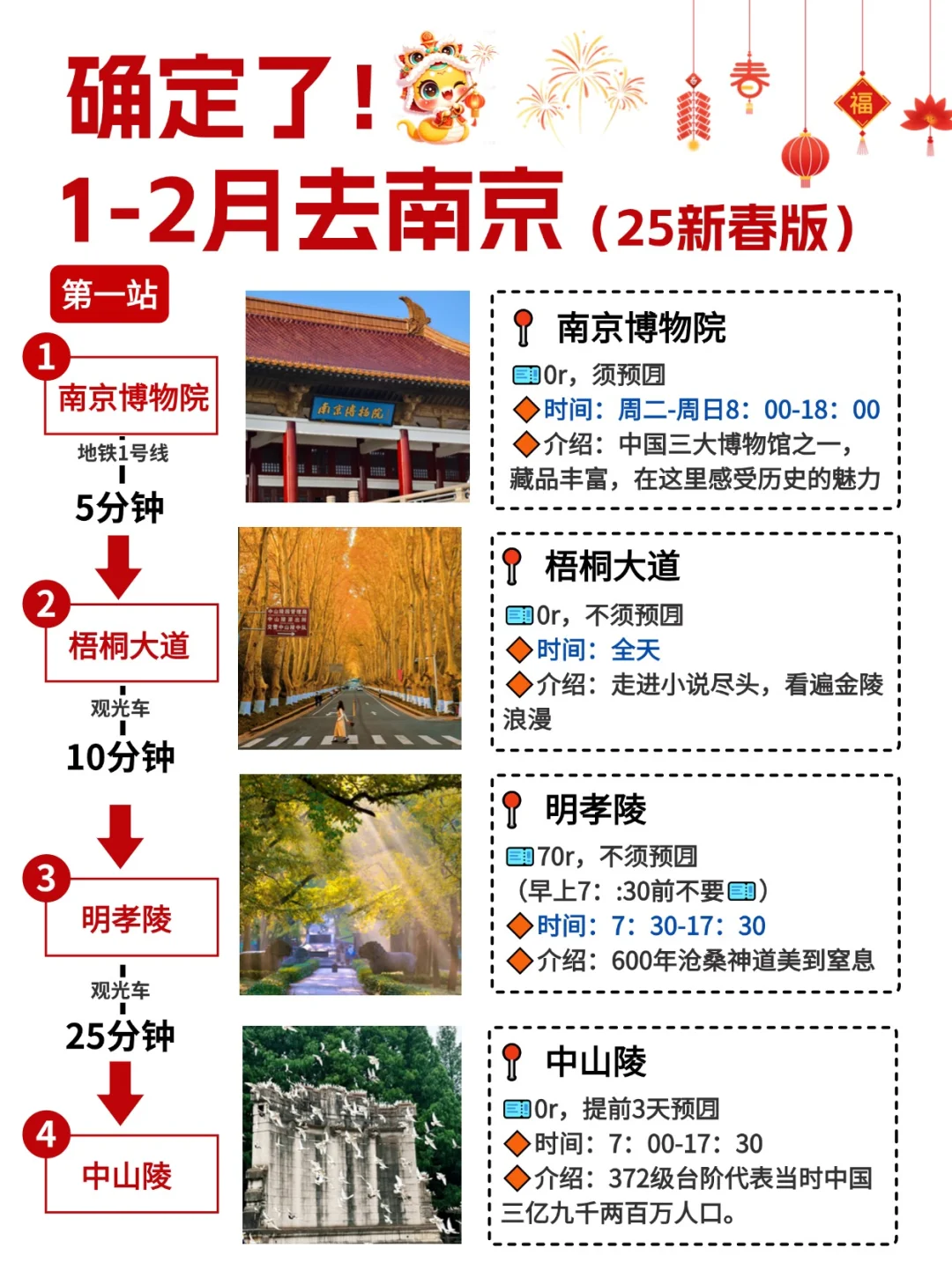 2-3月去南京直接抄作业版J人旅游攻略