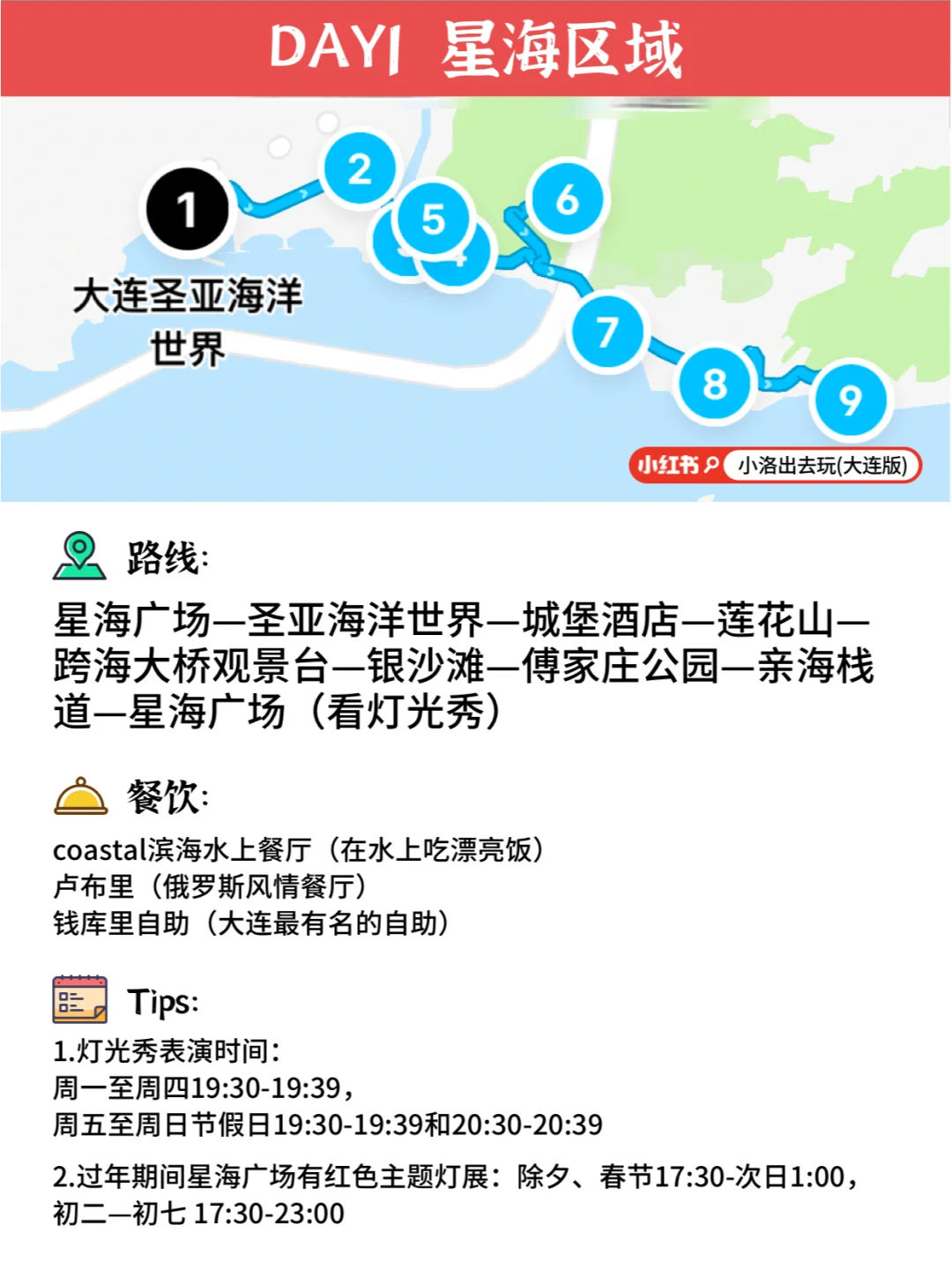 大连冬季旅游4-6日保姆级攻略｜春节去大连