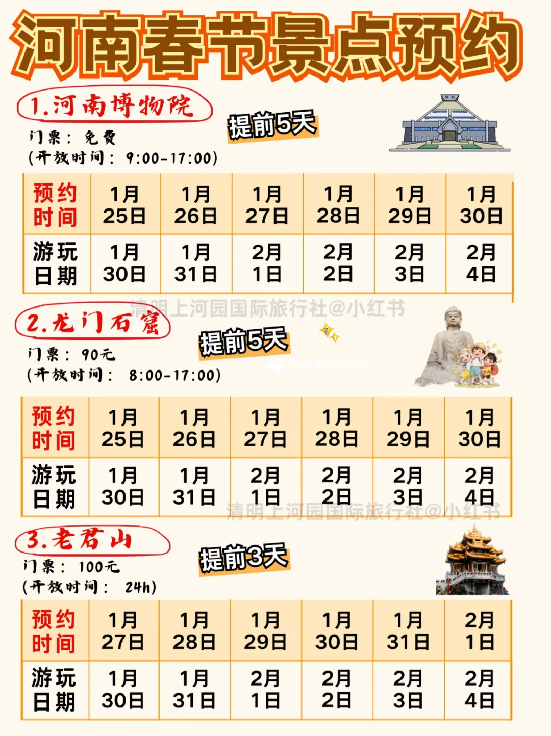 春节河南旅游，这些景点预约一锭要提前看！