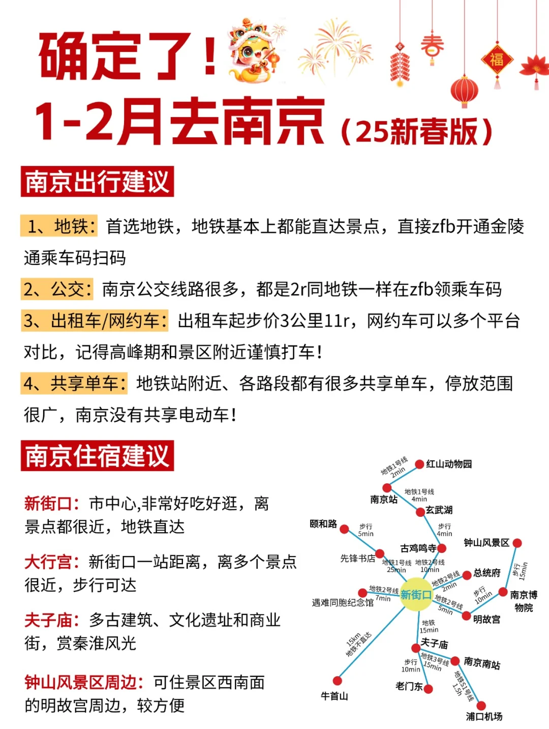 2-3月去南京直接抄作业版J人旅游攻略