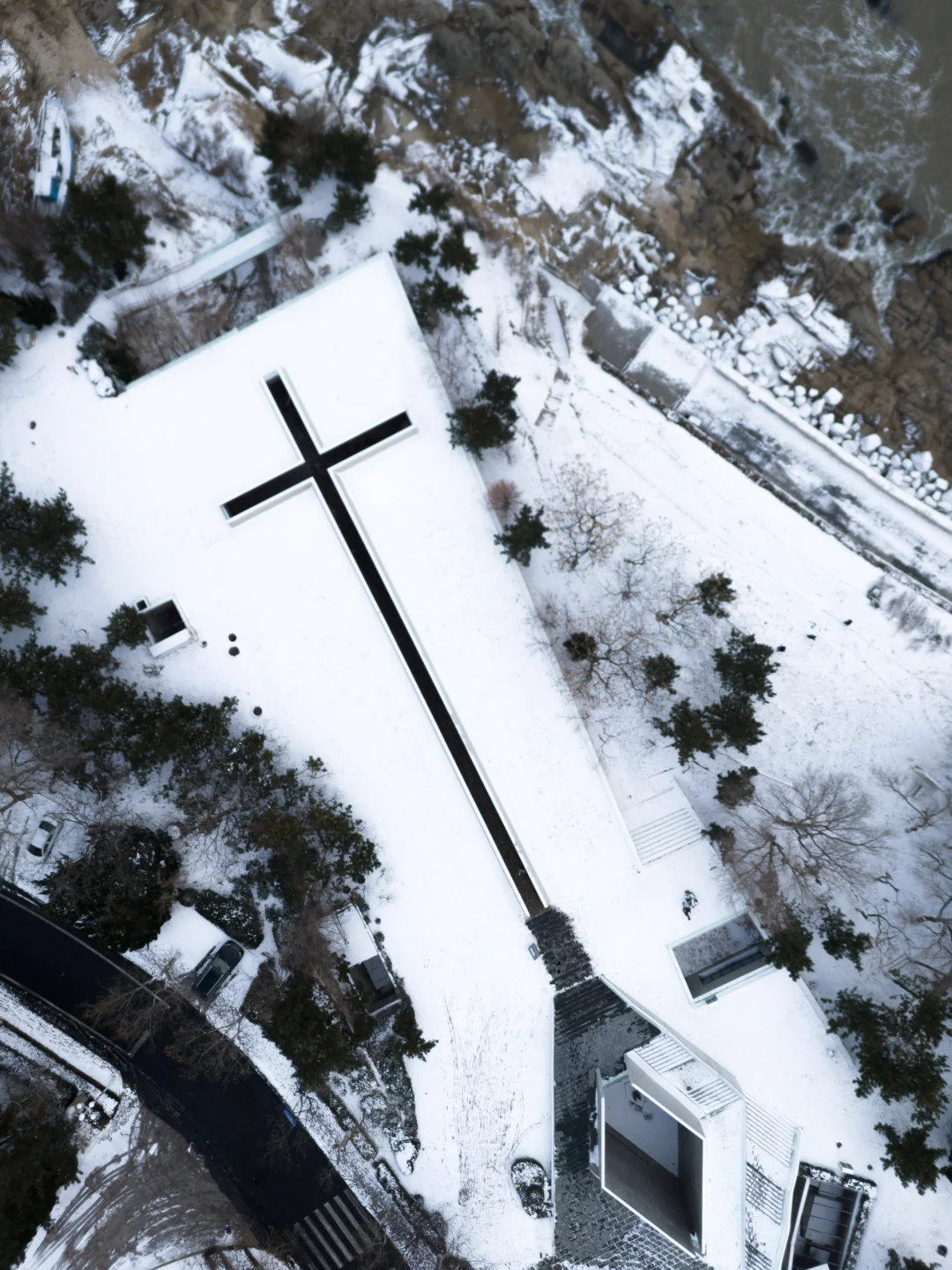 好不真实～雪后的威海有亿点点北海道的样子