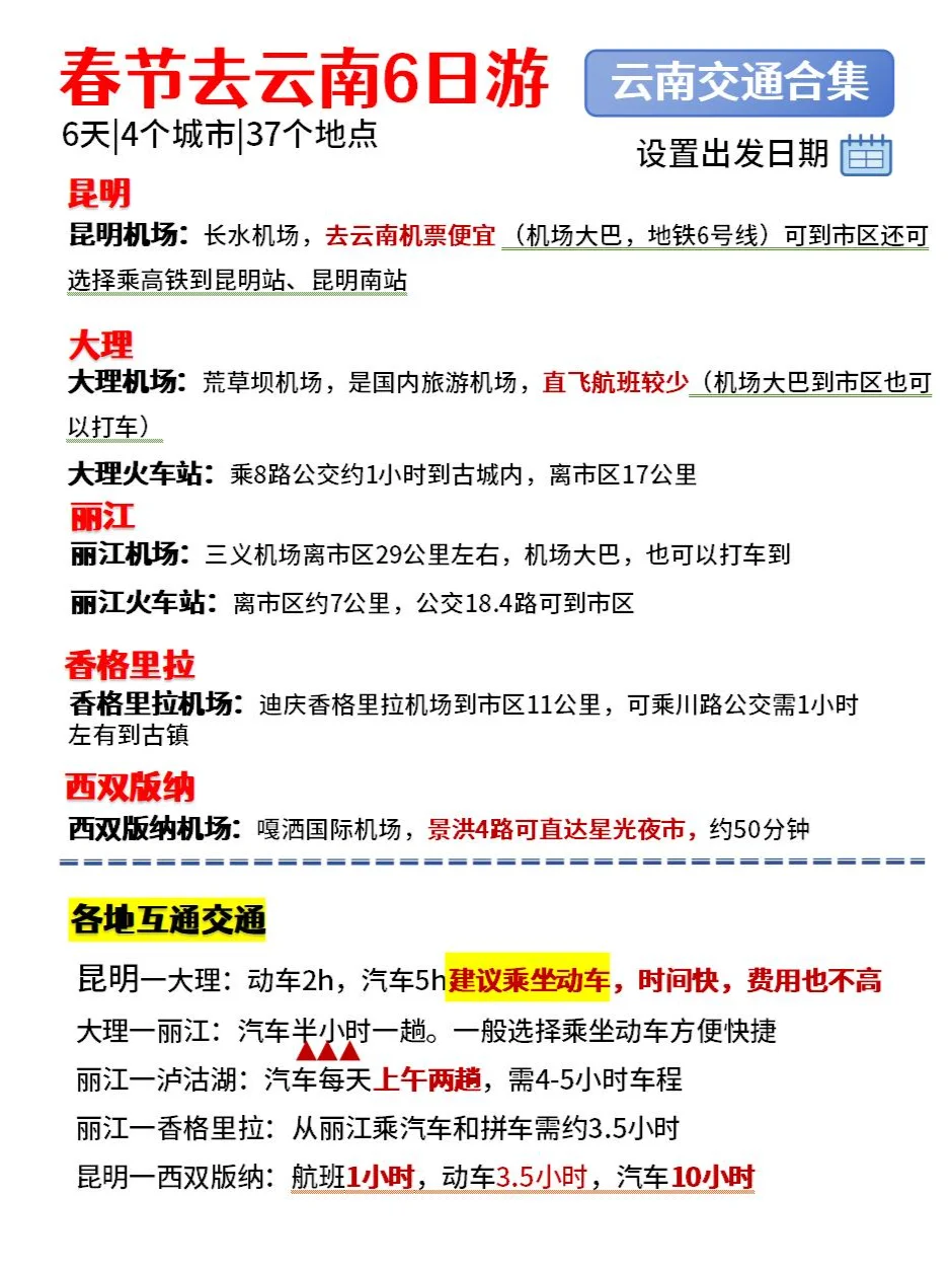 反向旅行✅春节去云南就这样玩‼️超全攻略