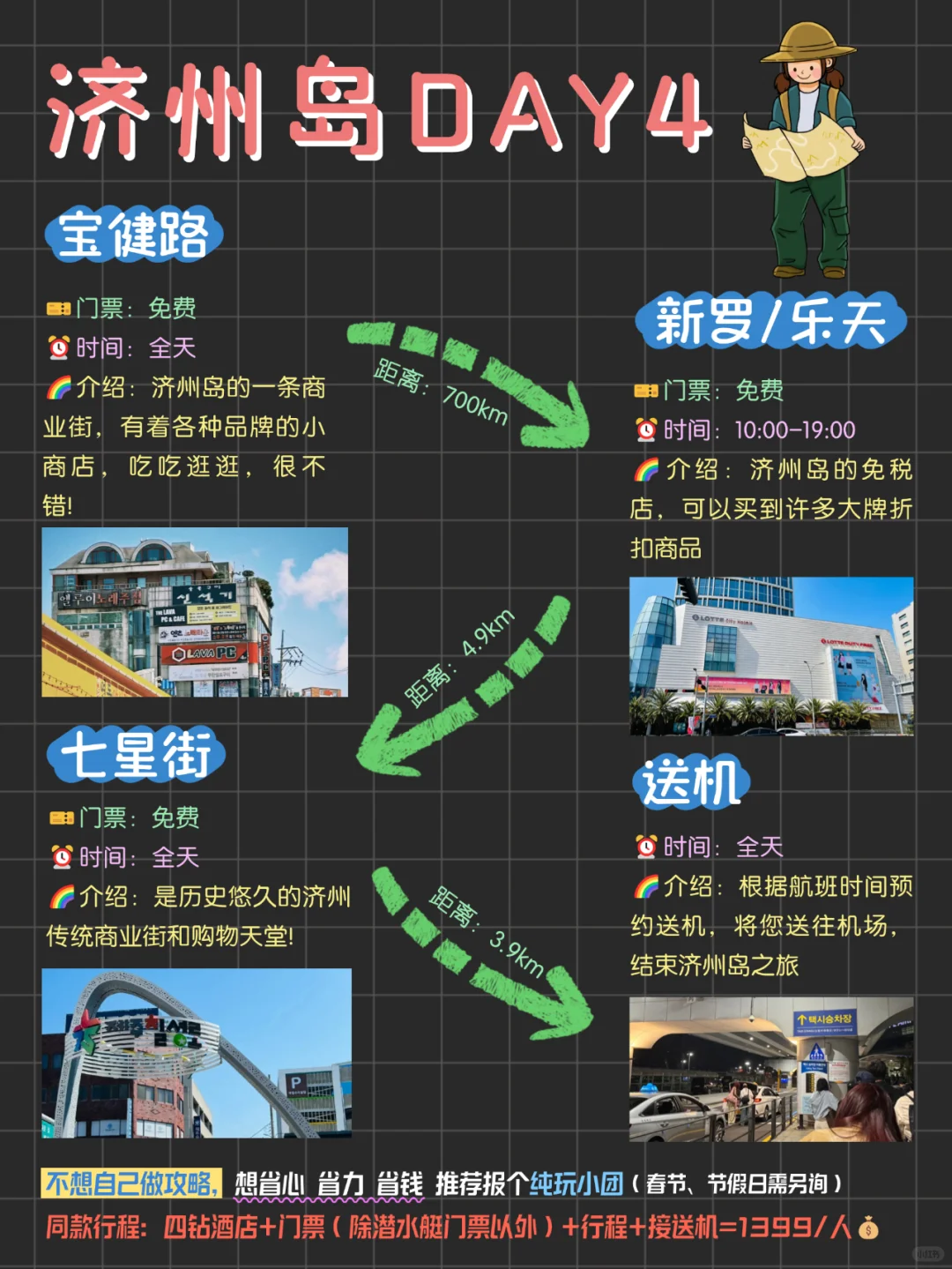 熬夜手写济州岛4天旅游攻略，一二月专属！