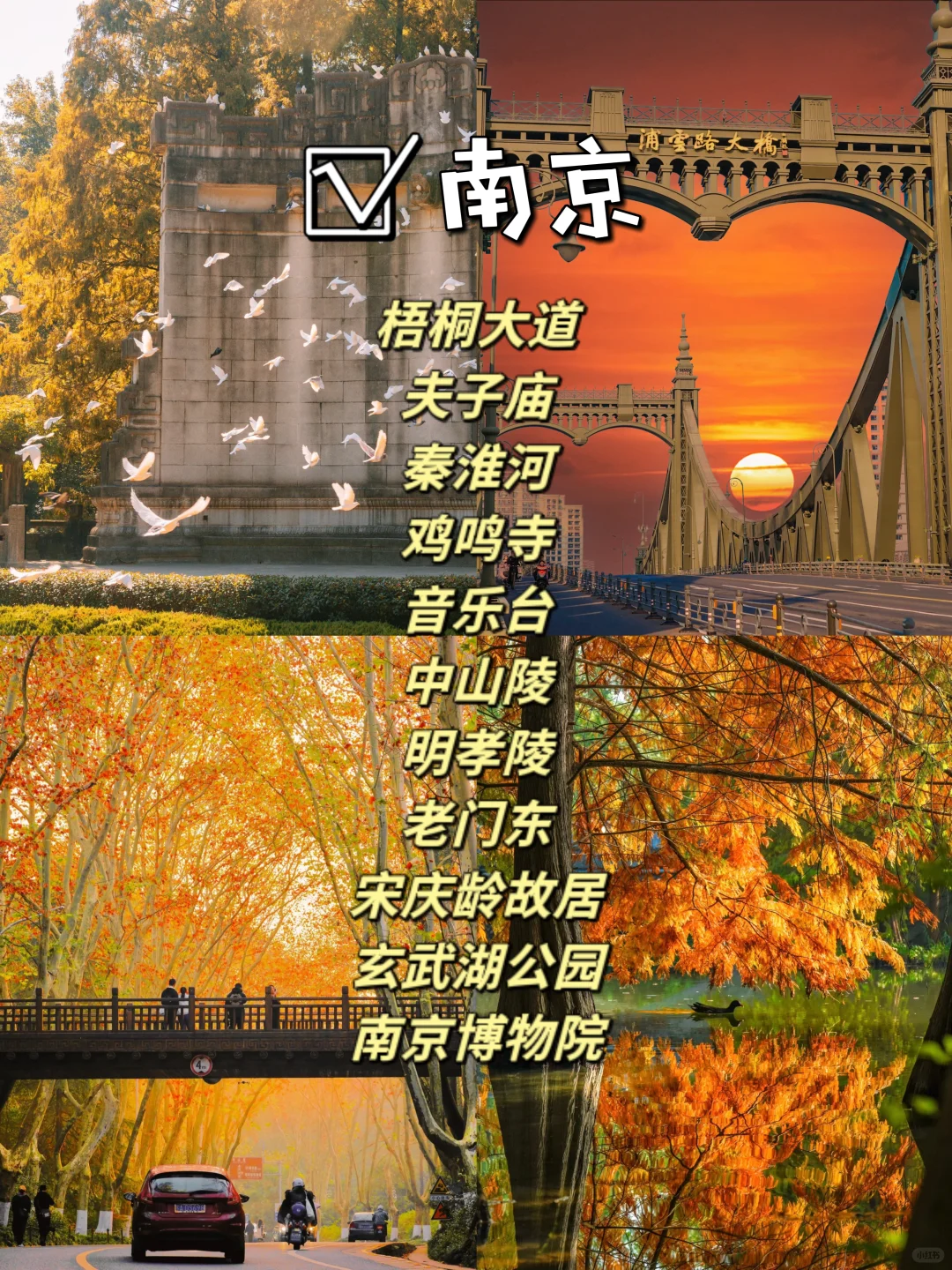 江苏12个市必打卡景点🌟你去过几个❓❗