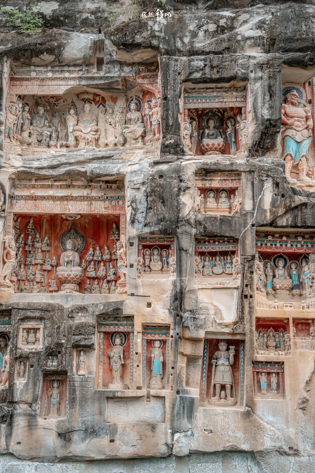 四川能保存如此好的盛唐彩雕石窟，很难得！