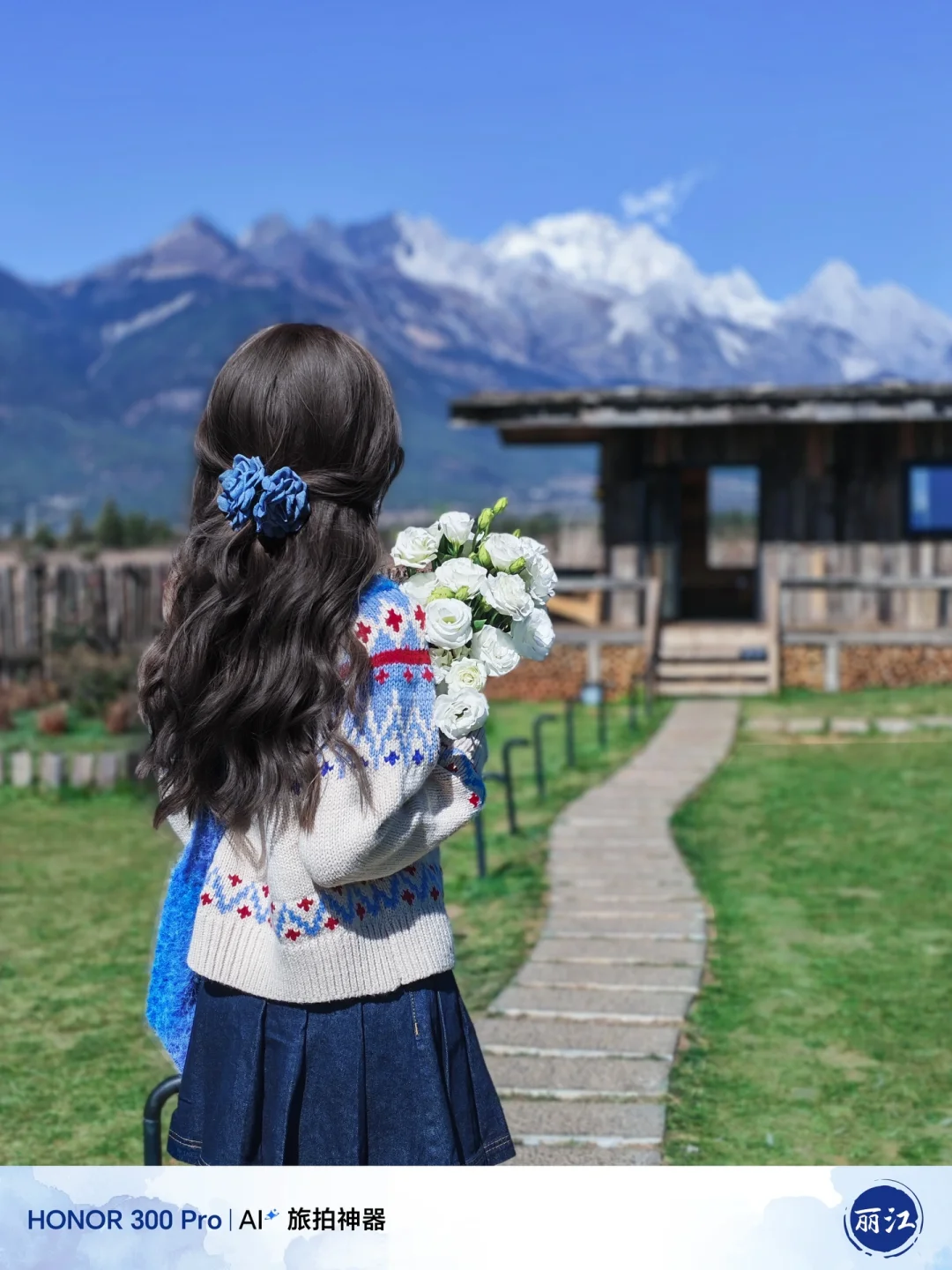 冬日旅行电影感拍照 | 与雪山合影的瞬间