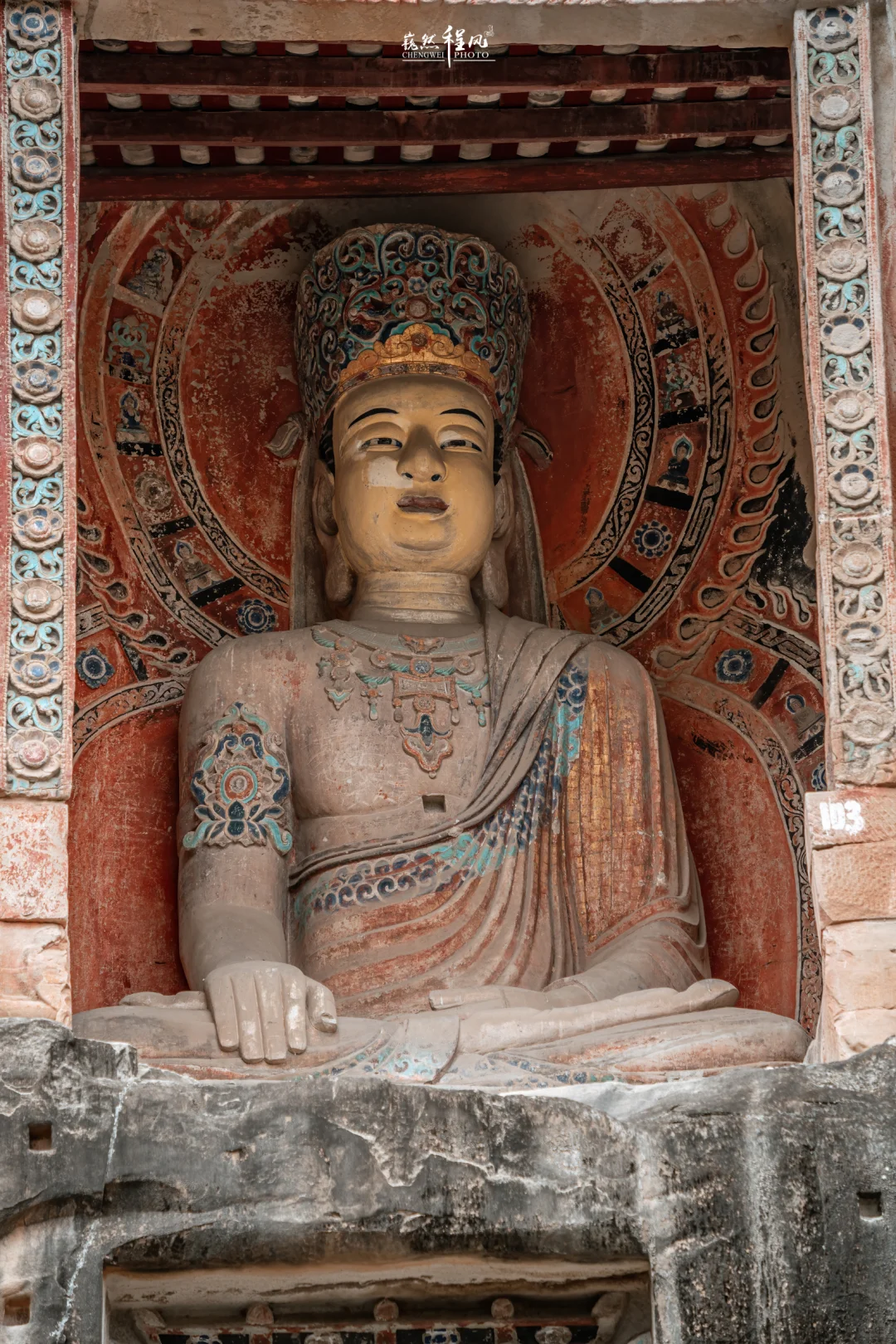 四川能保存如此好的盛唐彩雕石窟，很难得！