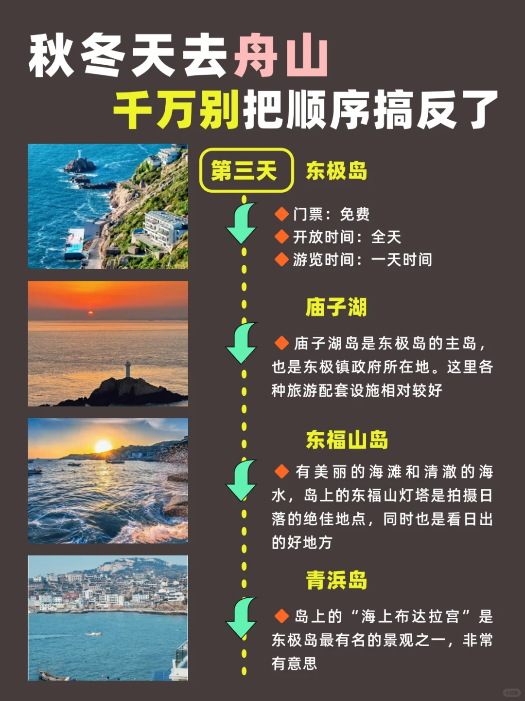 秋冬天去舟山，千万别把顺序搞反了