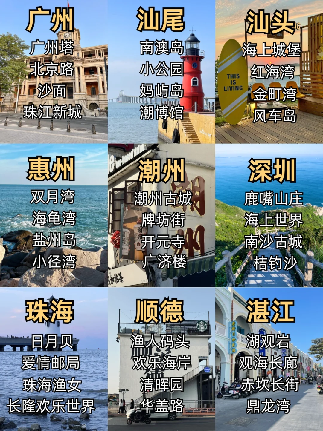 广东旅游❗9大城市景点💯到底还有多少惊喜！！