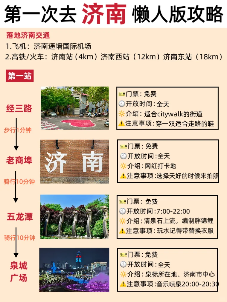 济南旅游必看攻略，看这一篇就够了✅