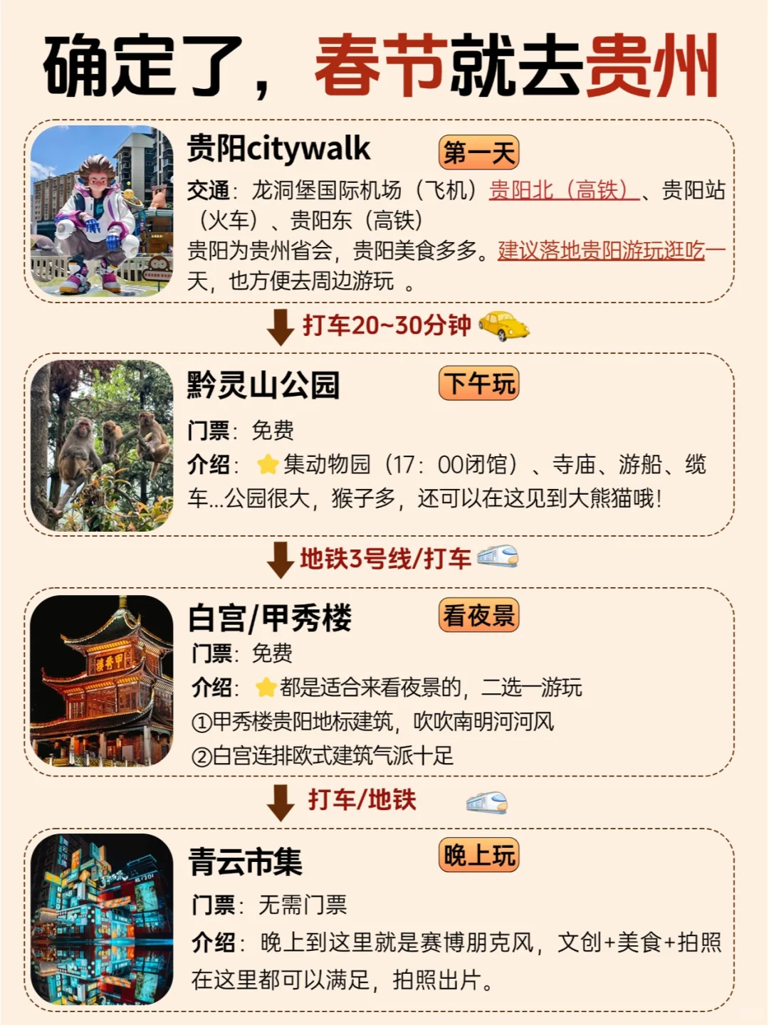 终于有人把1~2月贵州旅游攻略讲清楚😭