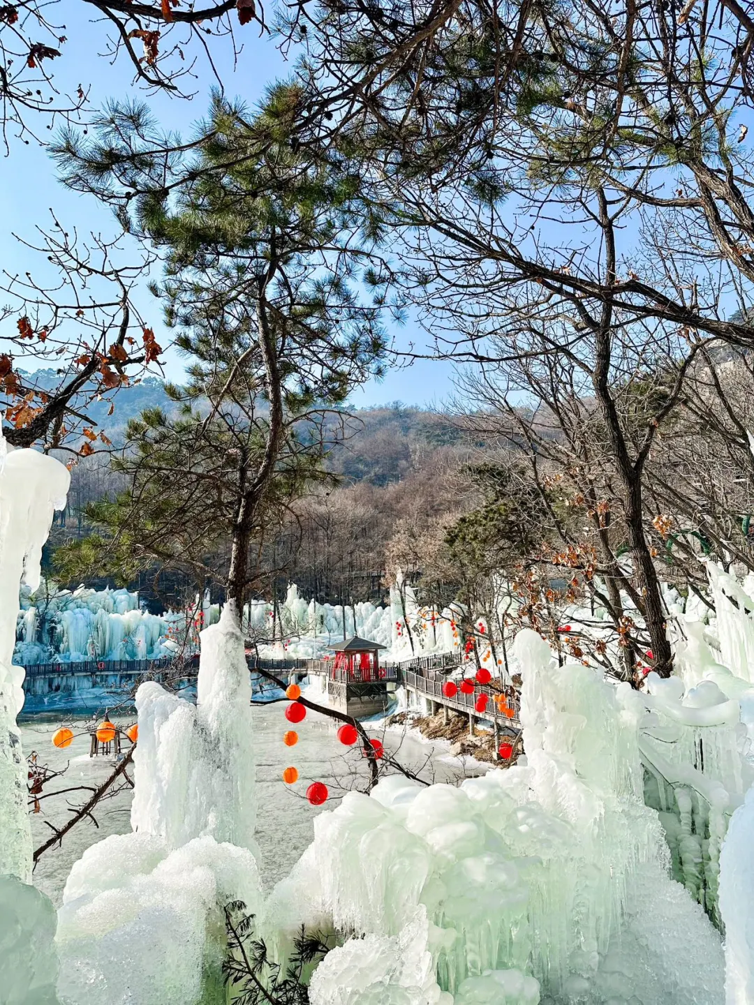 不是北极！是临沂！99%都不知道的冰瀑打卡地！