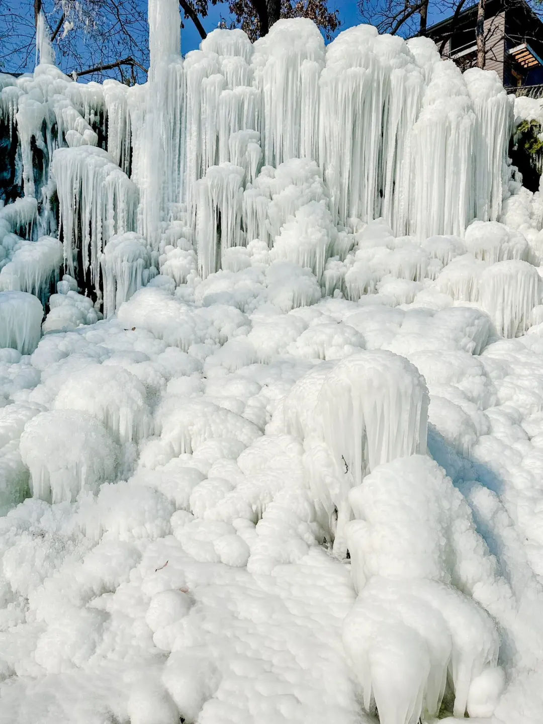 不是北极！是临沂！99%都不知道的冰瀑打卡地！