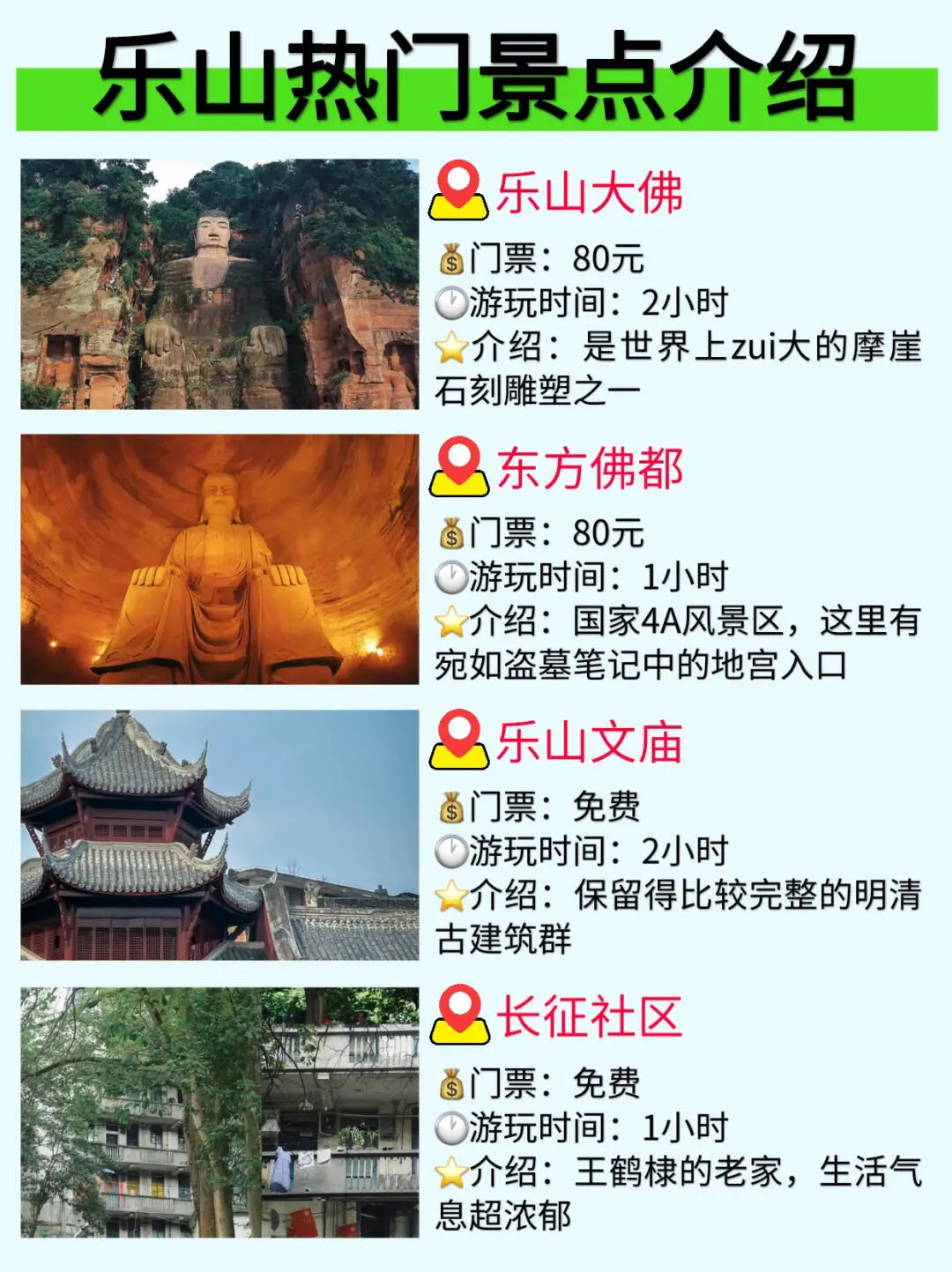 乐山旅游攻略💯无死角超全景点美食攻略