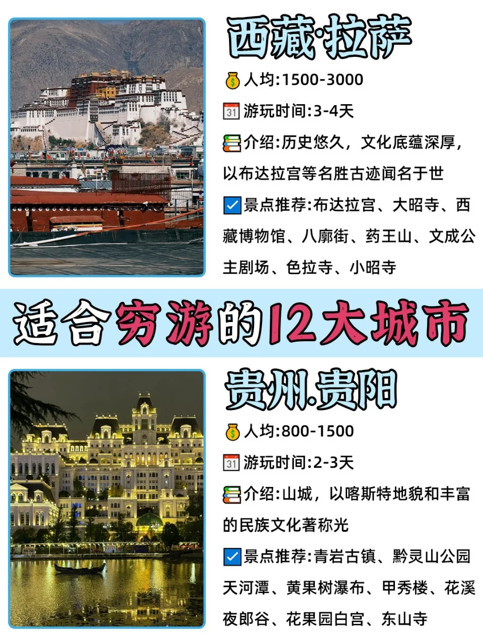 寒假旅游❗❗推荐超好玩的12个城市