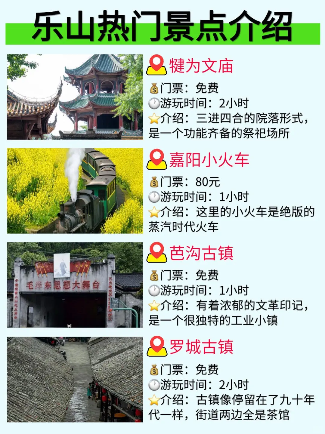 乐山旅游攻略💯无死角超全景点美食攻略