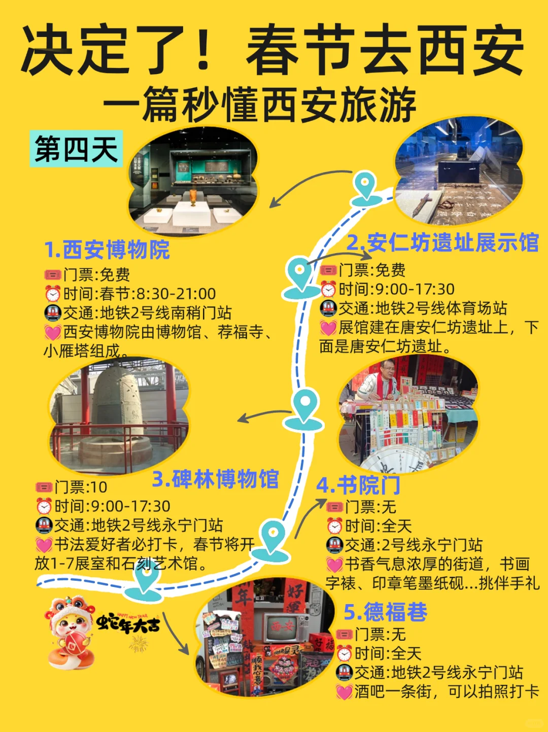 西安旅游攻略|4天3晚不绕路(25春节版)