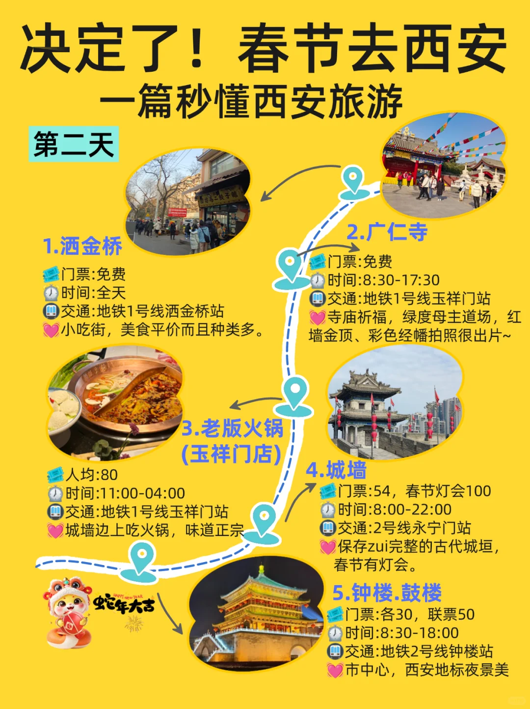 西安旅游攻略|4天3晚不绕路(25春节版)