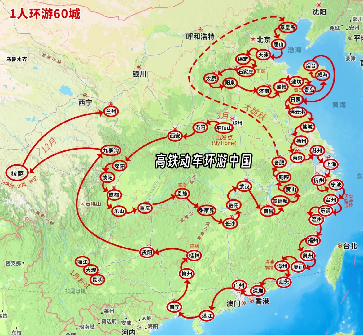 环游中国的精致穷游（总结版）时长费用曝光