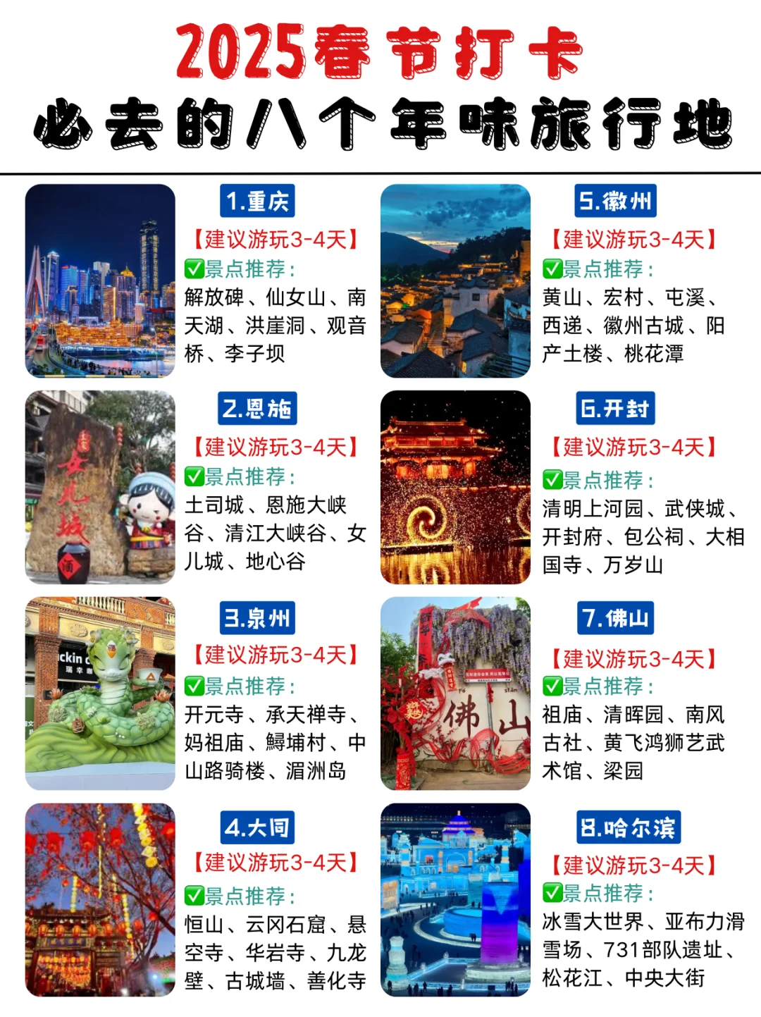 谁懂啊😭被男朋友整理的春节旅游地攻略了