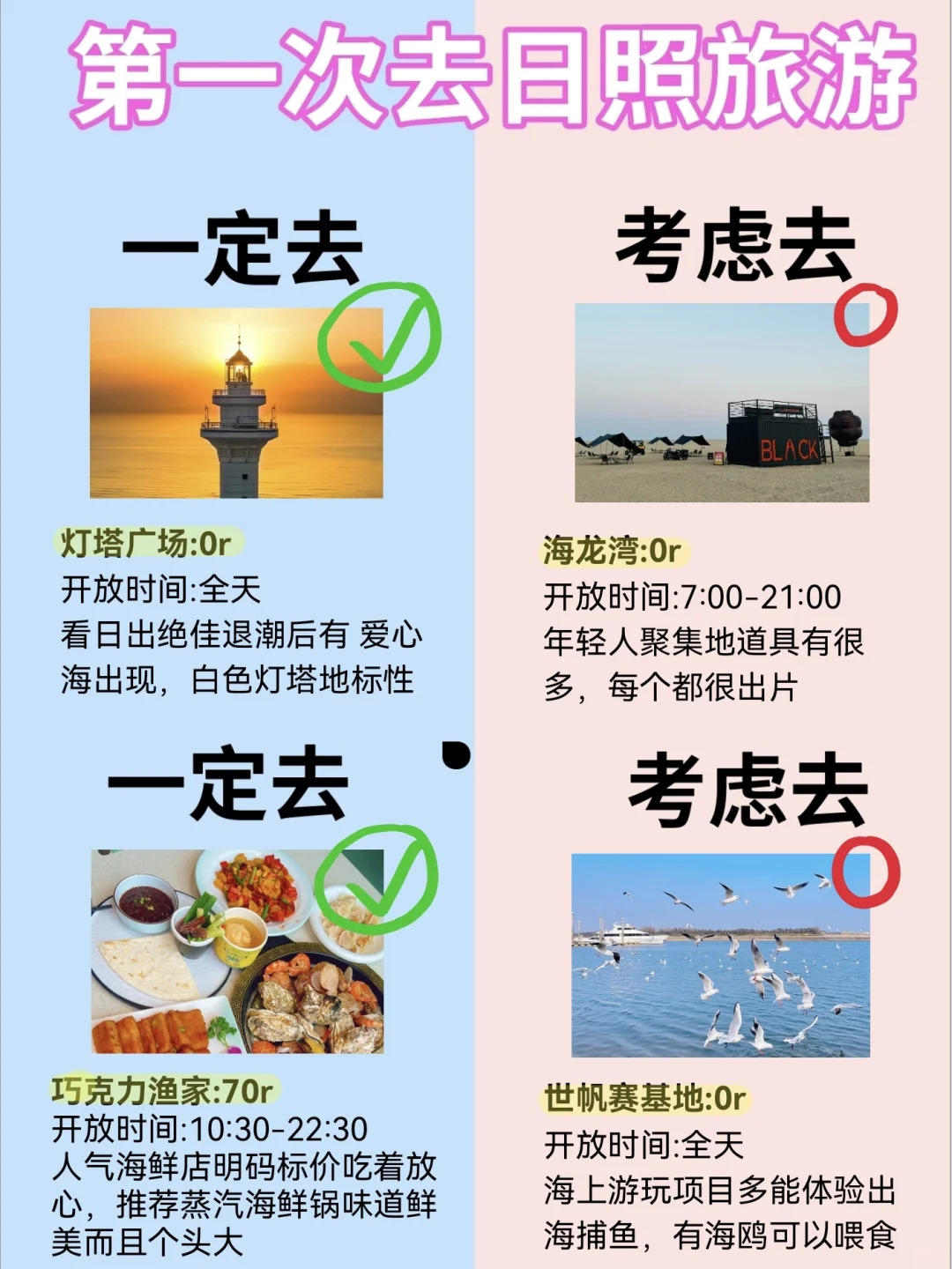第1️⃣次来日照旅游必看！秒懂旅游攻略