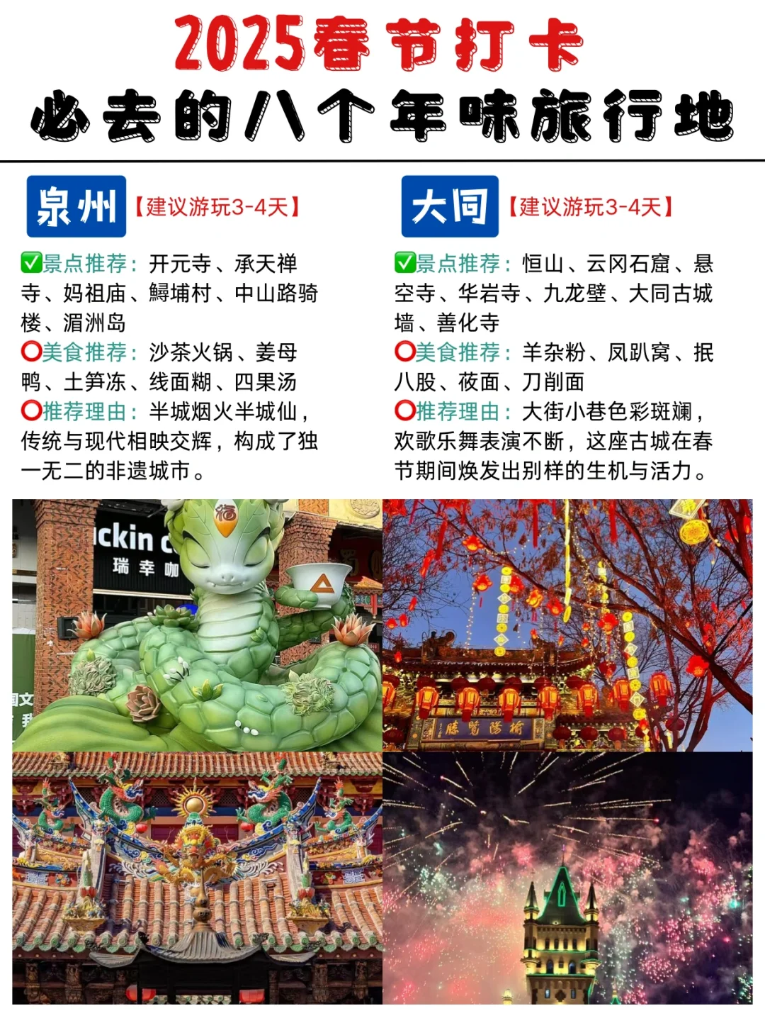 谁懂啊😭被男朋友整理的春节旅游地攻略了