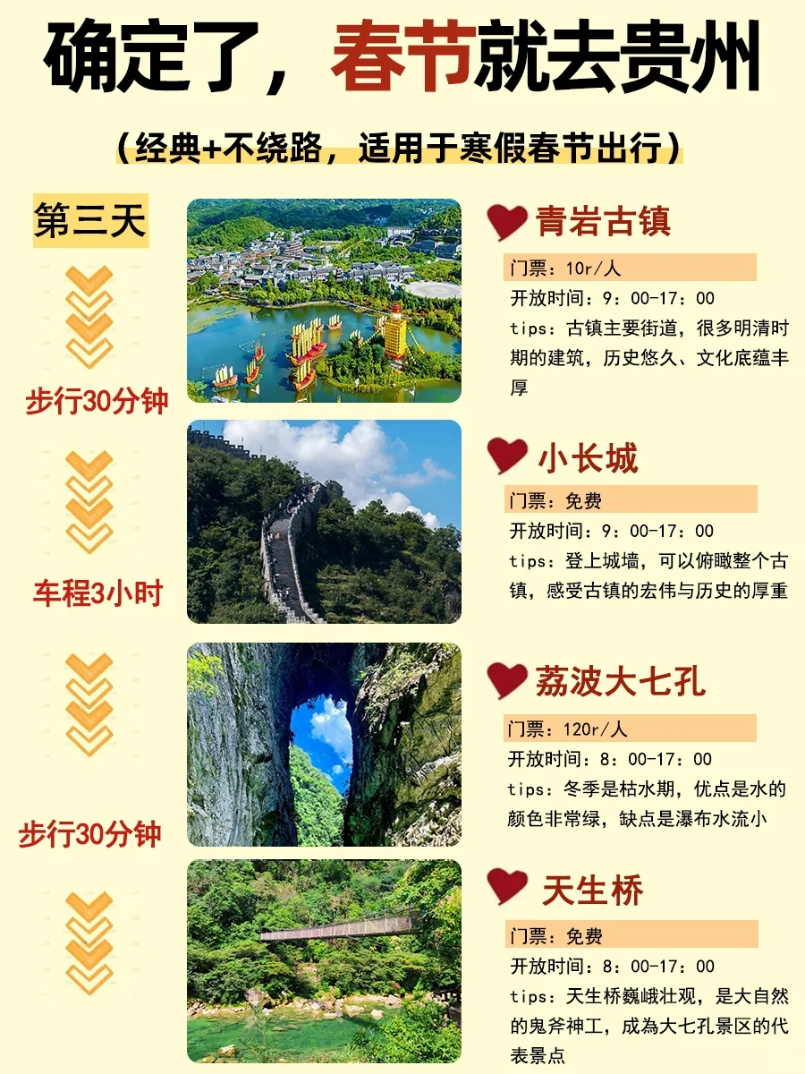 第一次去贵州旅游这样玩❗1-2月旅游攻略