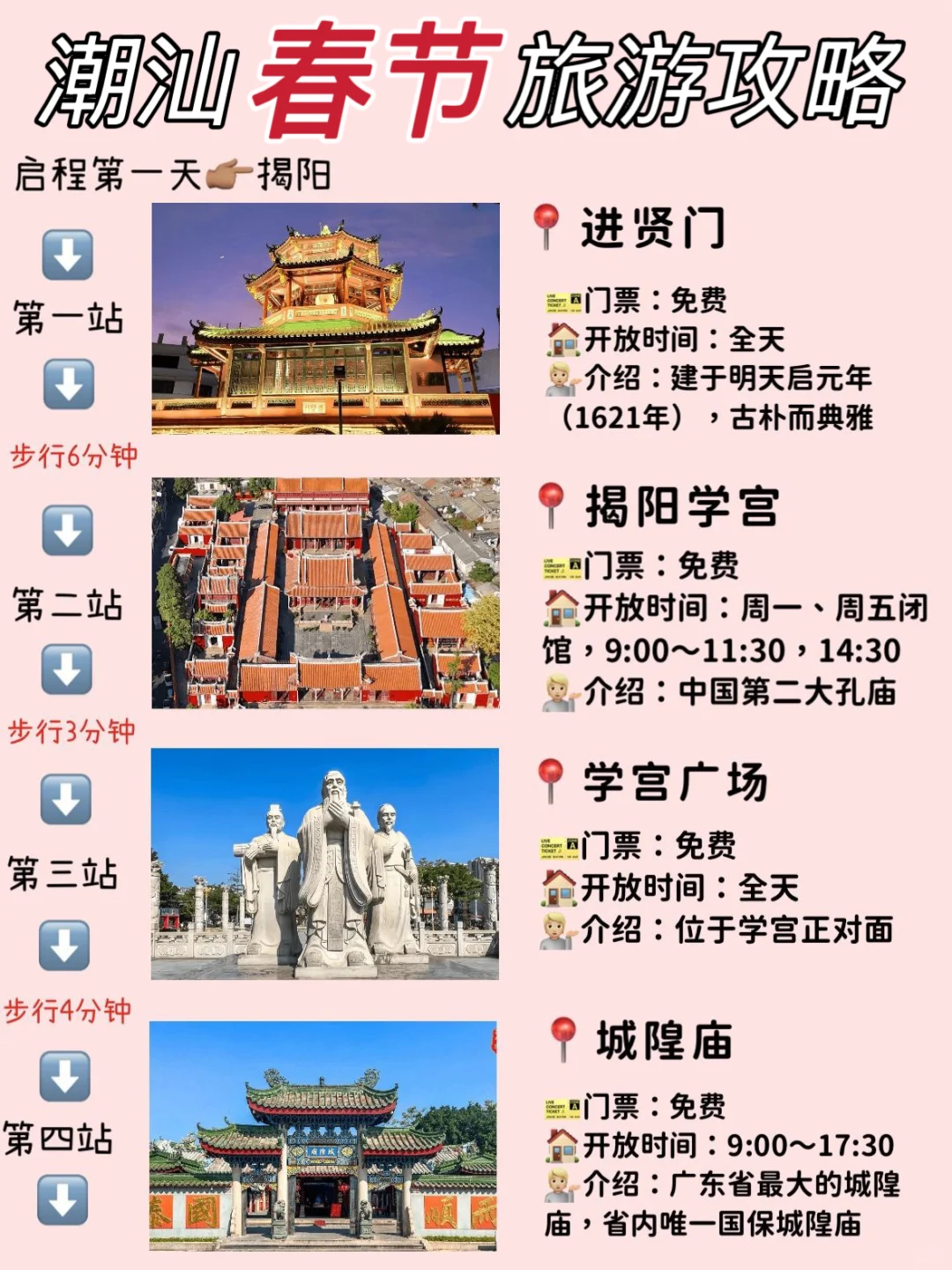 潮汕旅游路线安排！揭阳+潮州+汕头+南澳岛