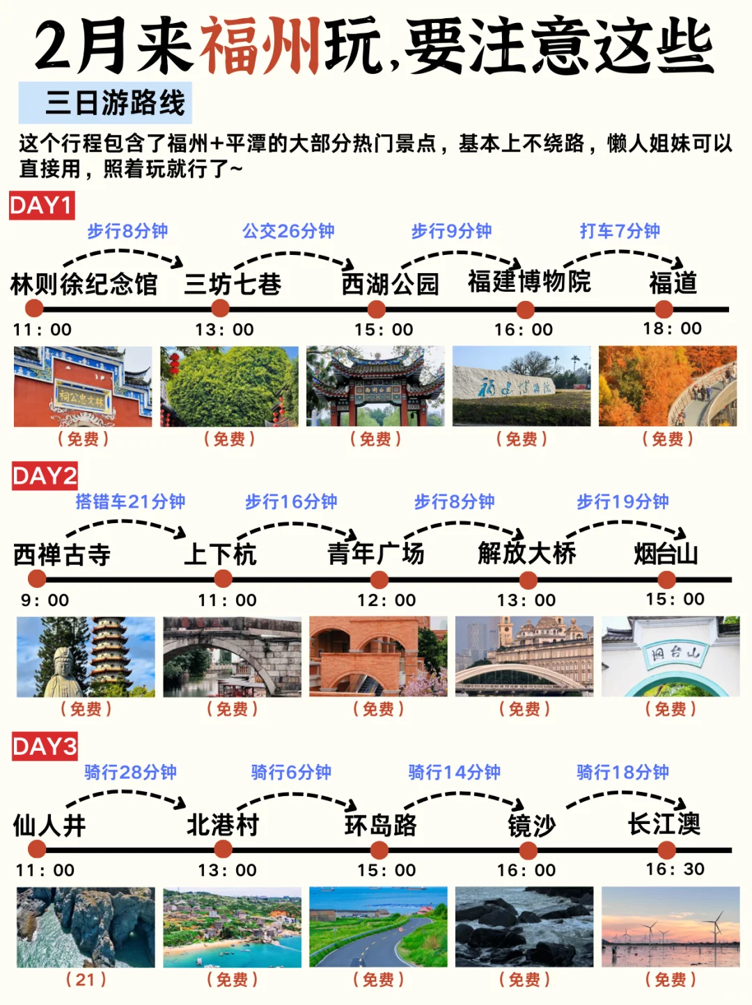 关于福州旅游事项🔔福州的最新情况