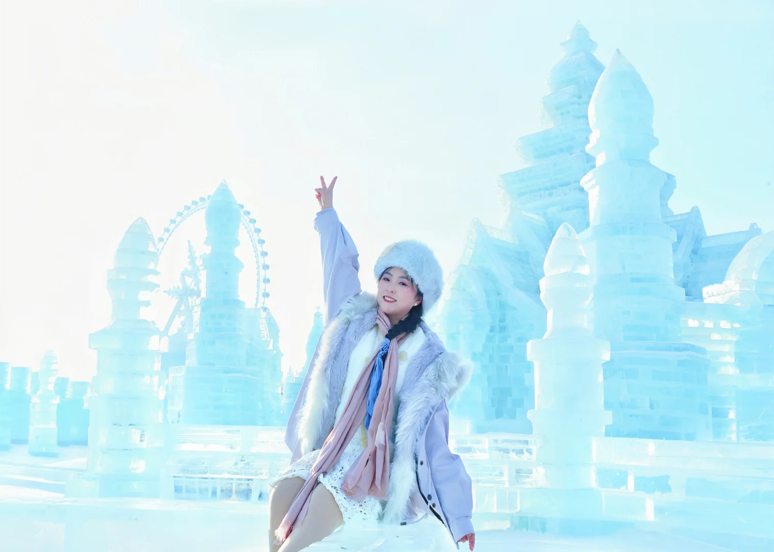 冰雪大世界（尔滨本地大葱）机位