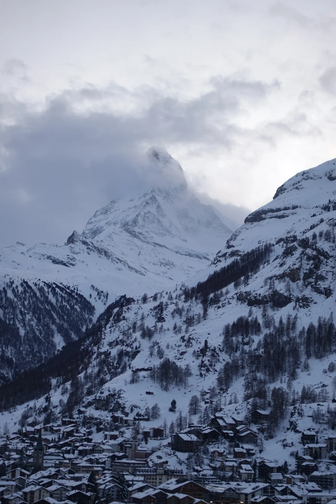 看! 是马特洪峰！