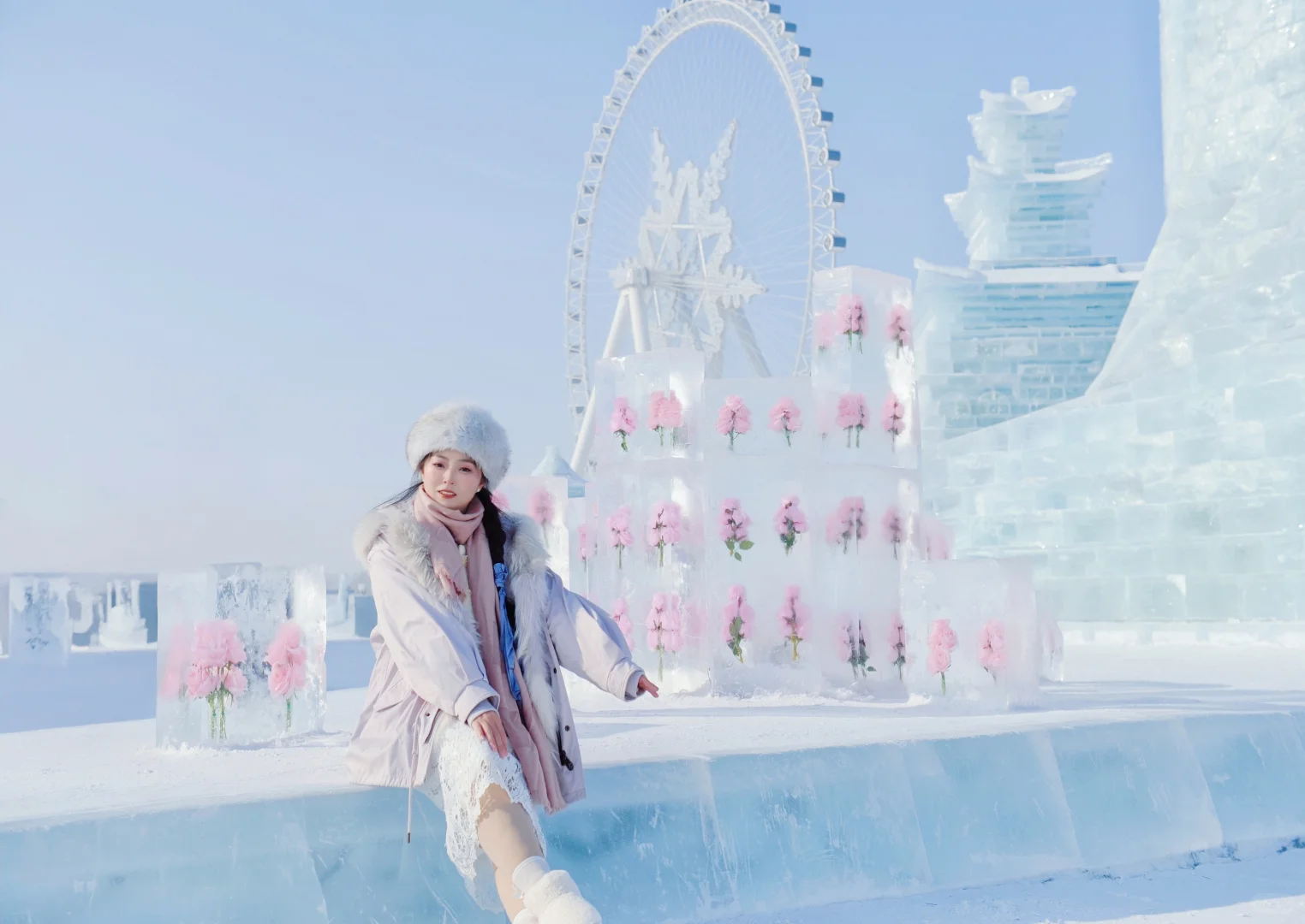 冰雪大世界（尔滨本地大葱）机位