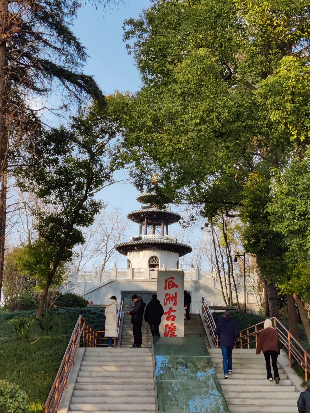 扬州免票景点🎫在瓜洲古渡公园吹吹江风