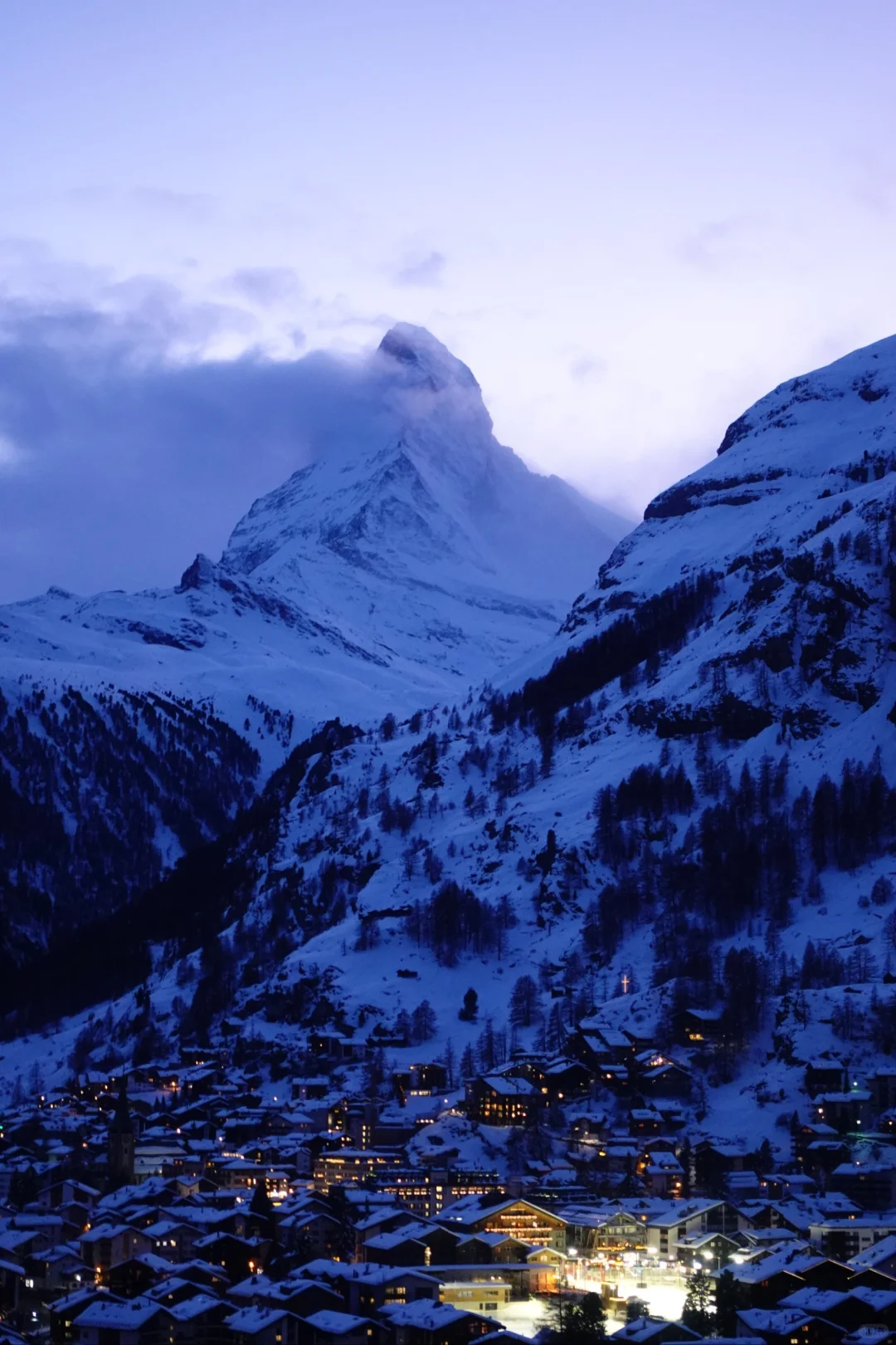 看! 是马特洪峰！