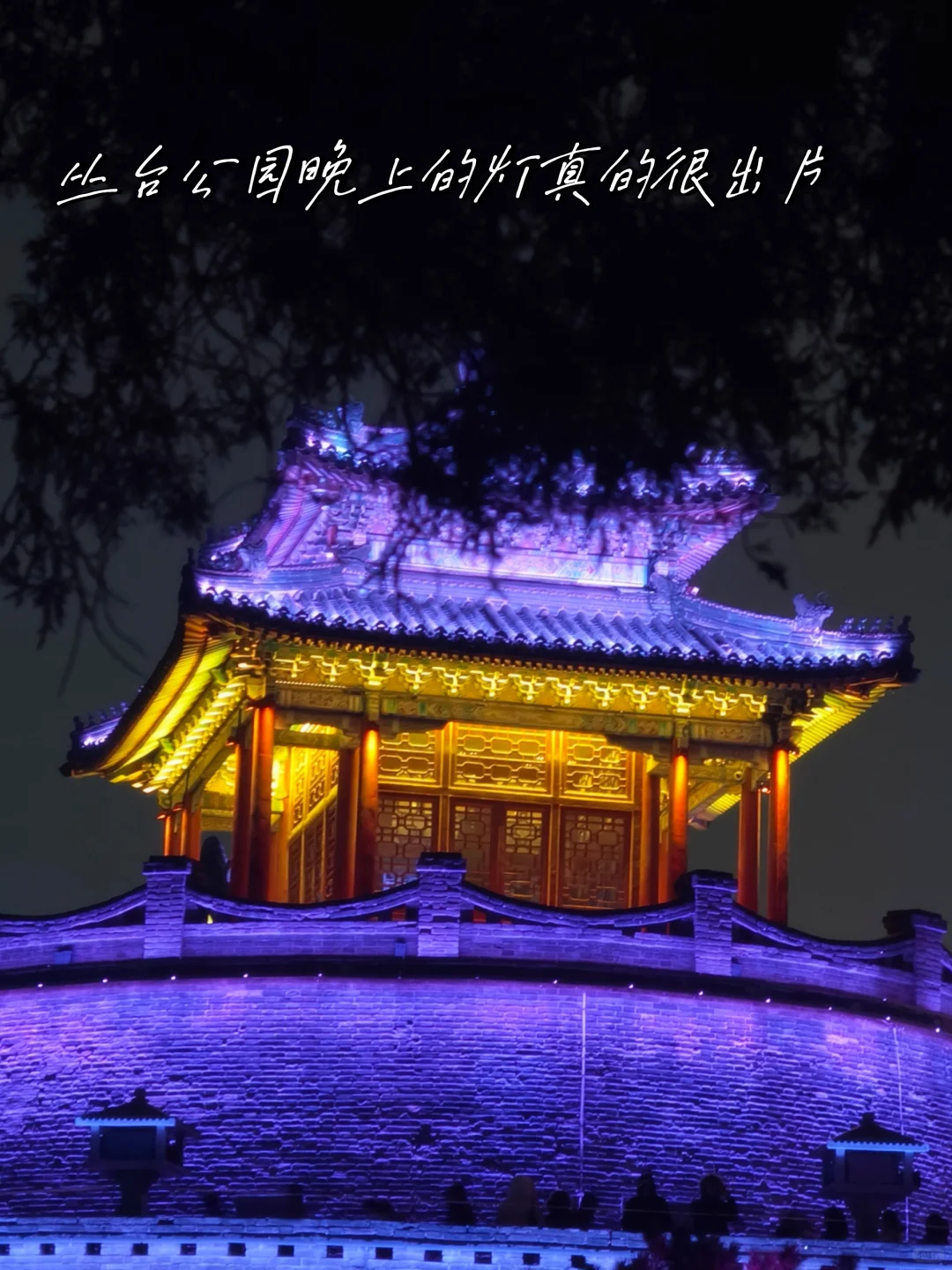 邯郸｜夜景去丛台！