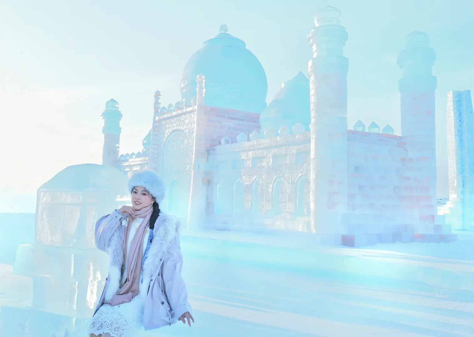 冰雪大世界（尔滨本地大葱）机位