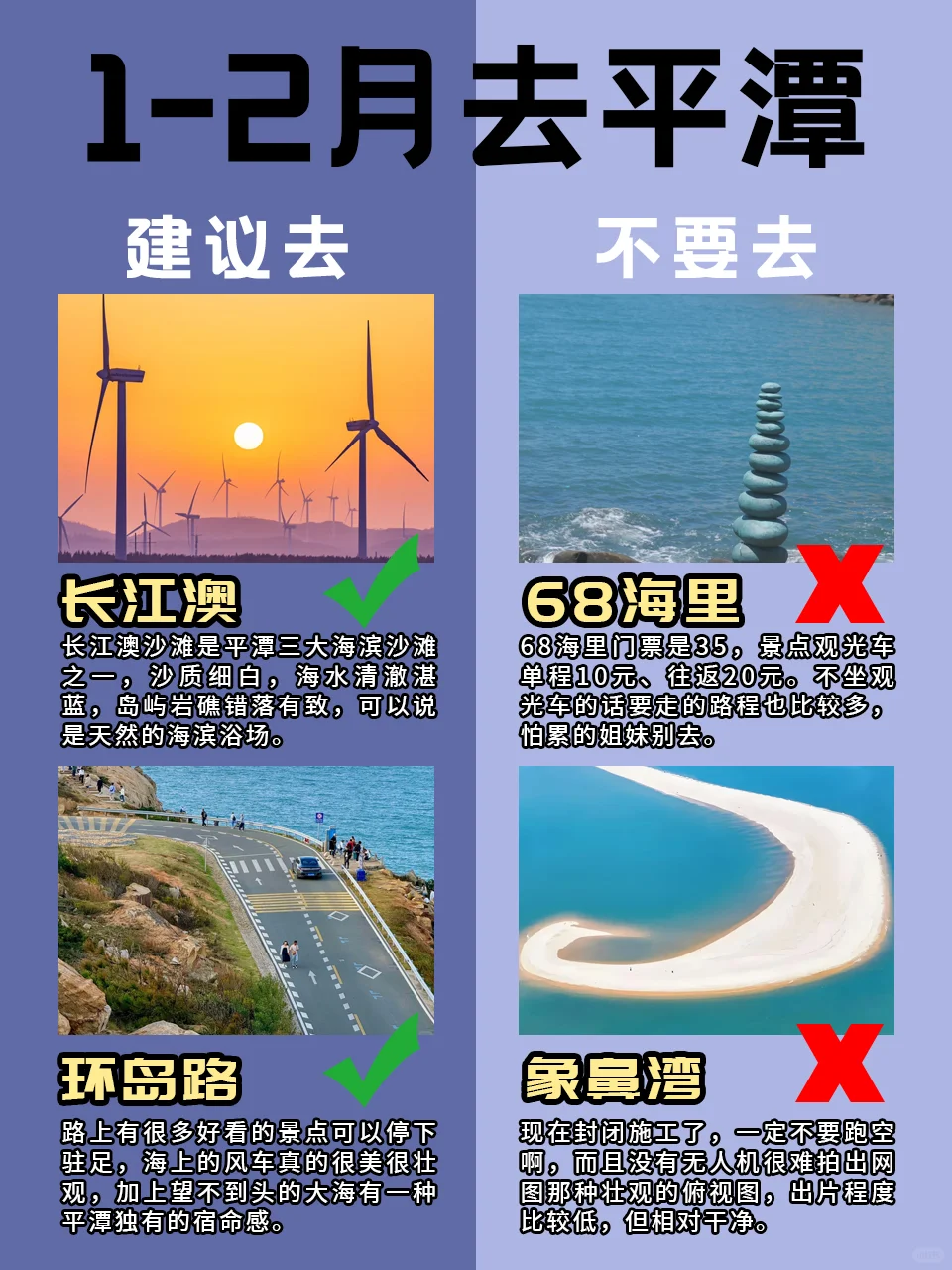1-2月打算去平潭岛的直接劝退了。。。😅