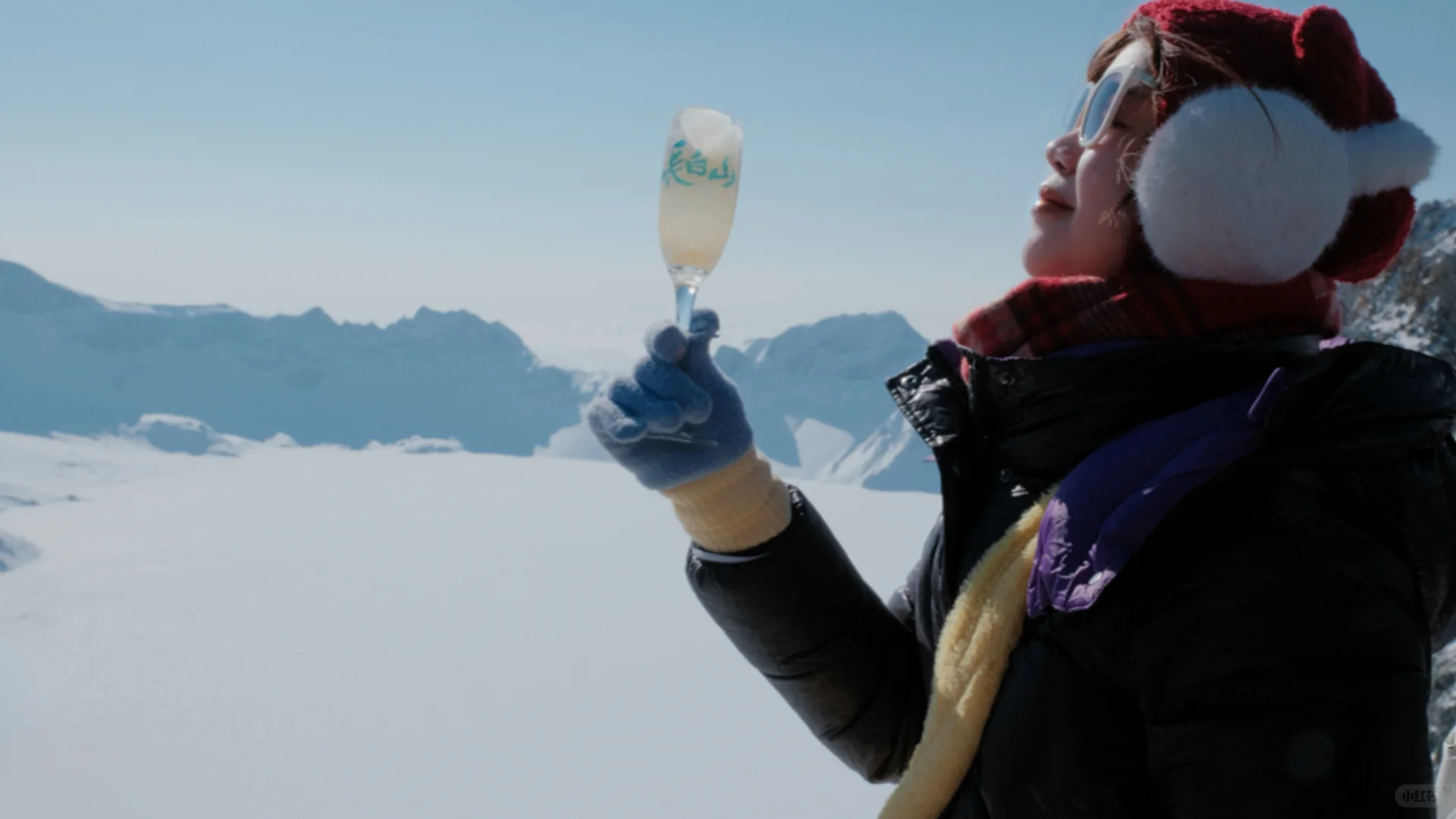 2025.2.3看到长白山天池❤️