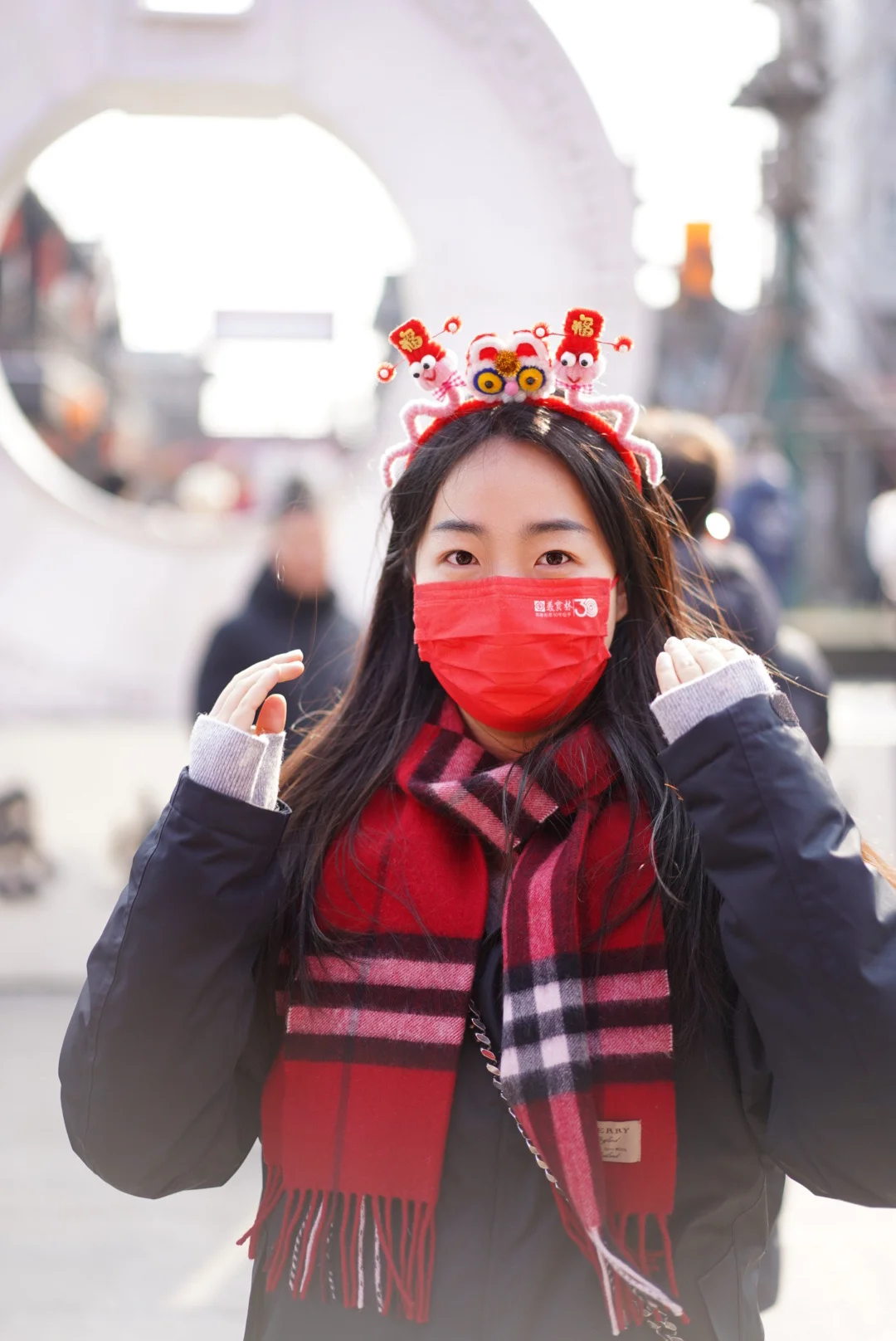 人山人海的邯郸道