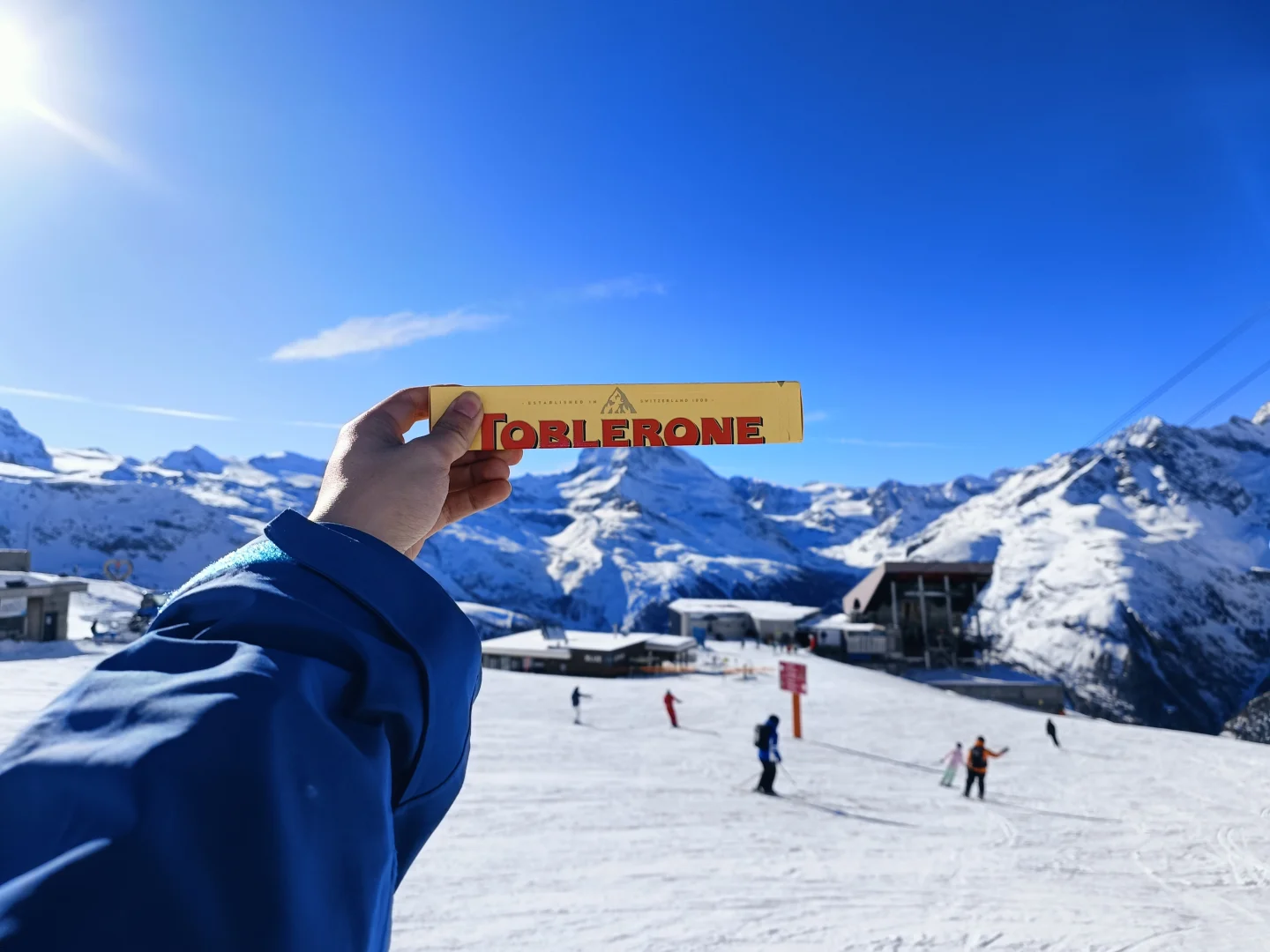 看! 是马特洪峰！