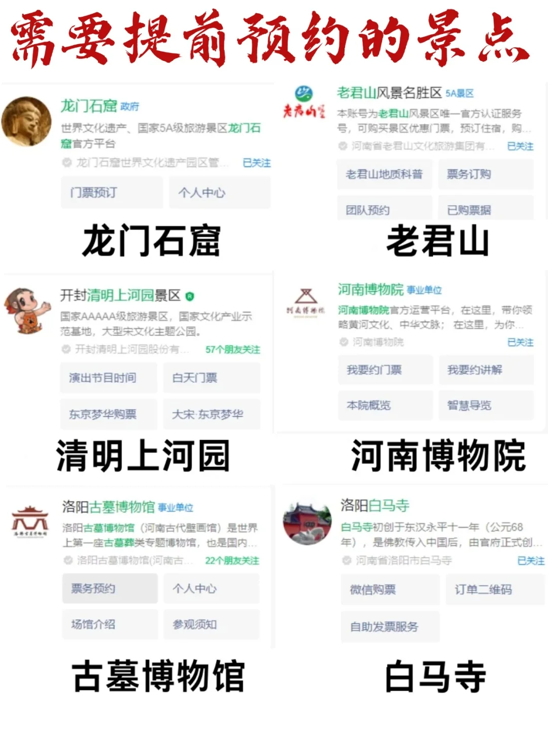 河南景点真实TOP榜🔝